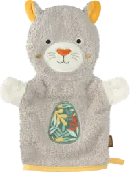 fehn Waschhandschuh Panther, braun