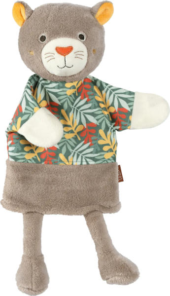 fehn Handpuppe Panther, braun