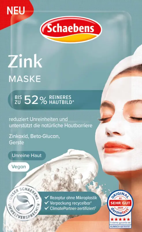 Schaebens Gesichtsmaske Zink