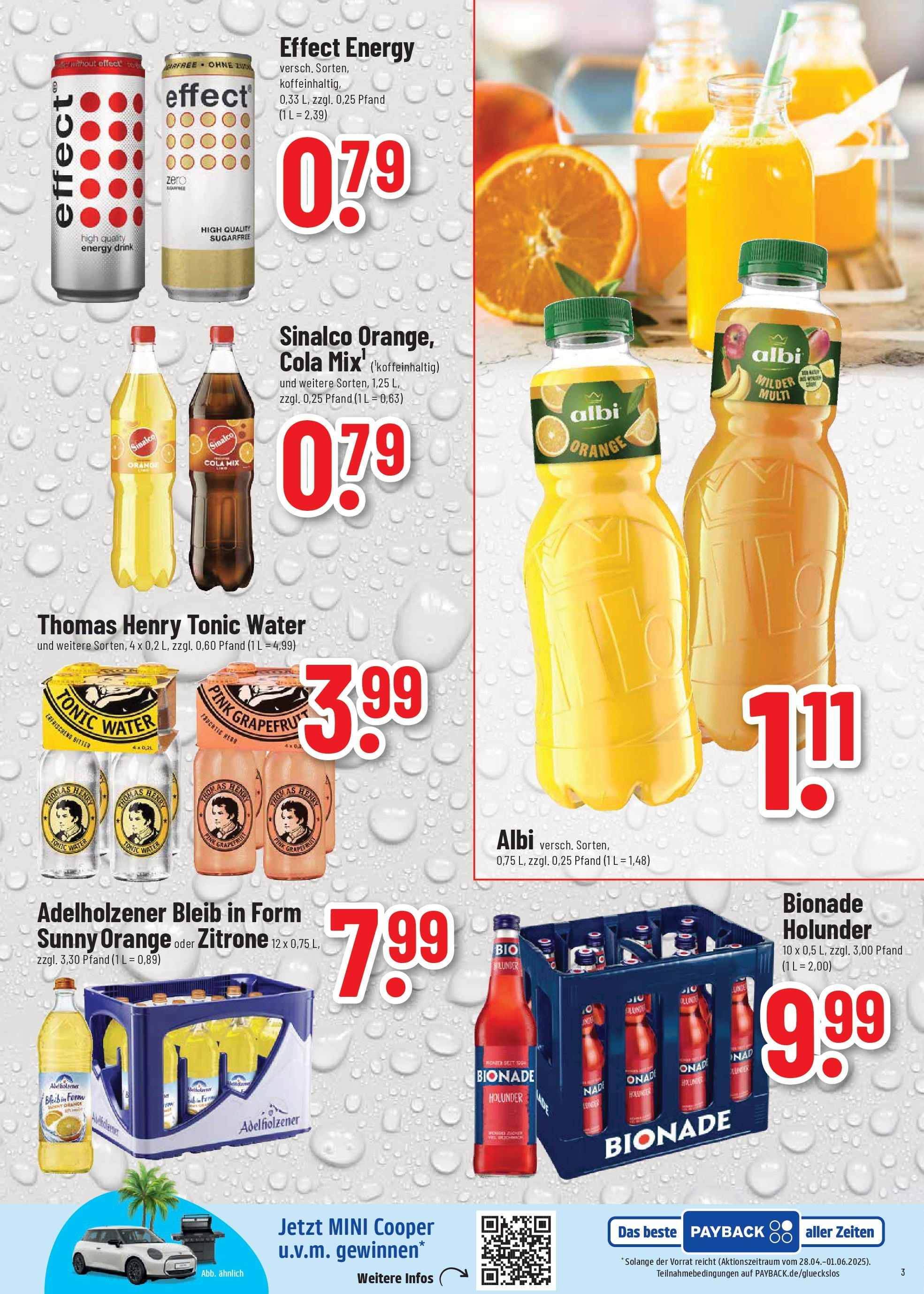 Trinkgut - trinkgut: Wochenangebote (ab 27.04.2025) » Angebote online | Seite: 3 | Produkte: Sinalco, Energy, Adelholzener, Bionade