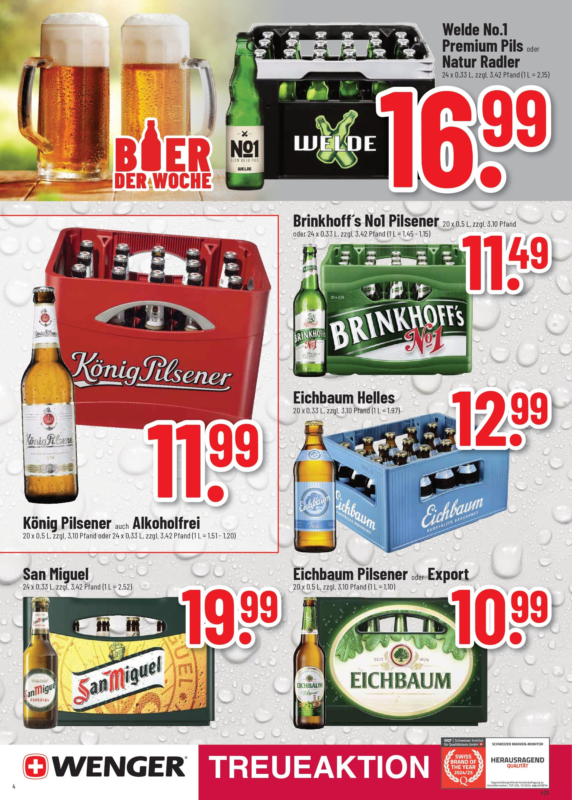 Trinkgut - trinkgut: Wochenangebote (ab 27.04.2025) » Angebote online | Seite: 4 | Produkte: Top, Konig pilsener, Pils, Radler