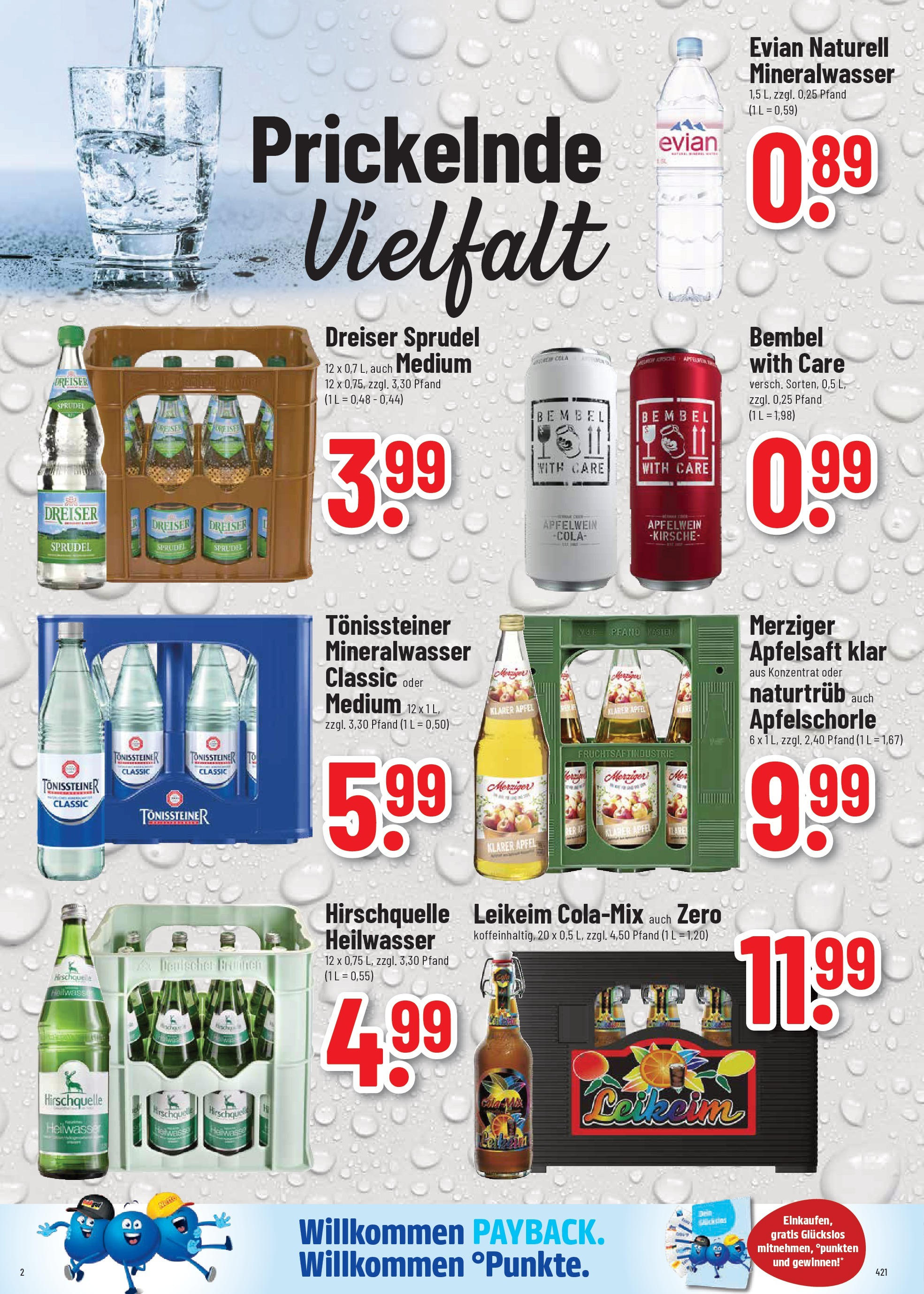 Trinkgut - trinkgut: Wochenangebote (ab 27.04.2025) » Angebote online | Seite: 2 | Produkte: Cola, Äpfel, Apfelsaft, Mineralwasser