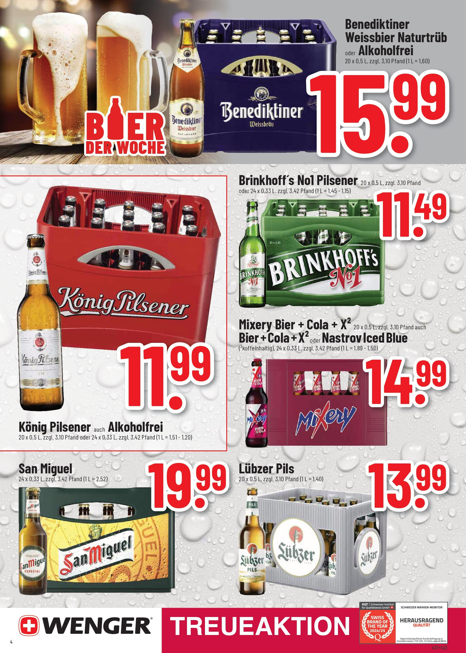 Trinkgut - trinkgut: Wochenangebote (ab 27.04.2025) » Angebote online | Seite: 4 | Produkte: Top, Bier, Pils, Mixery