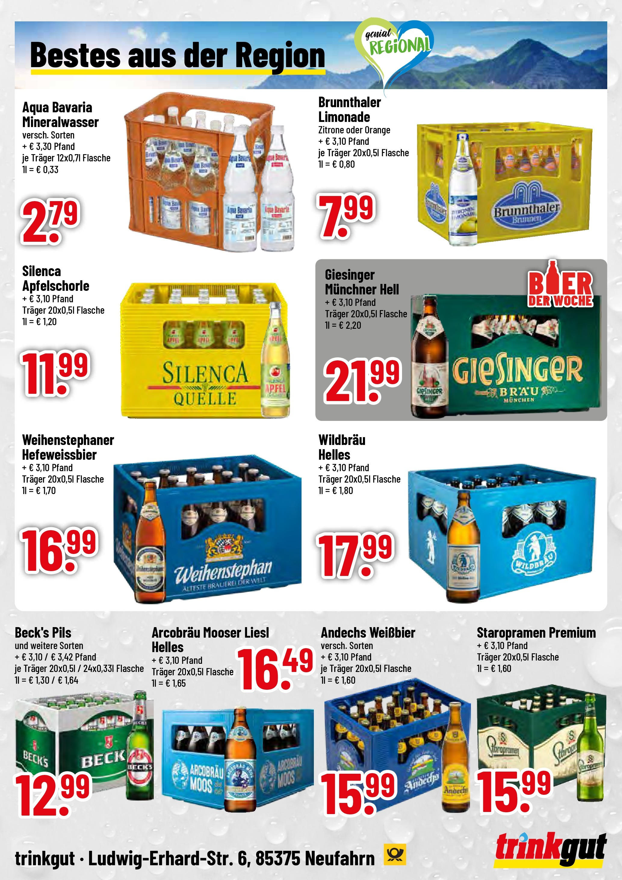 Trinkgut - trinkgut: Wochenangebote (ab 27.04.2025) » Angebote online | Seite: 4 | Produkte: Weißbier, Pils, Äpfel, Zitrone