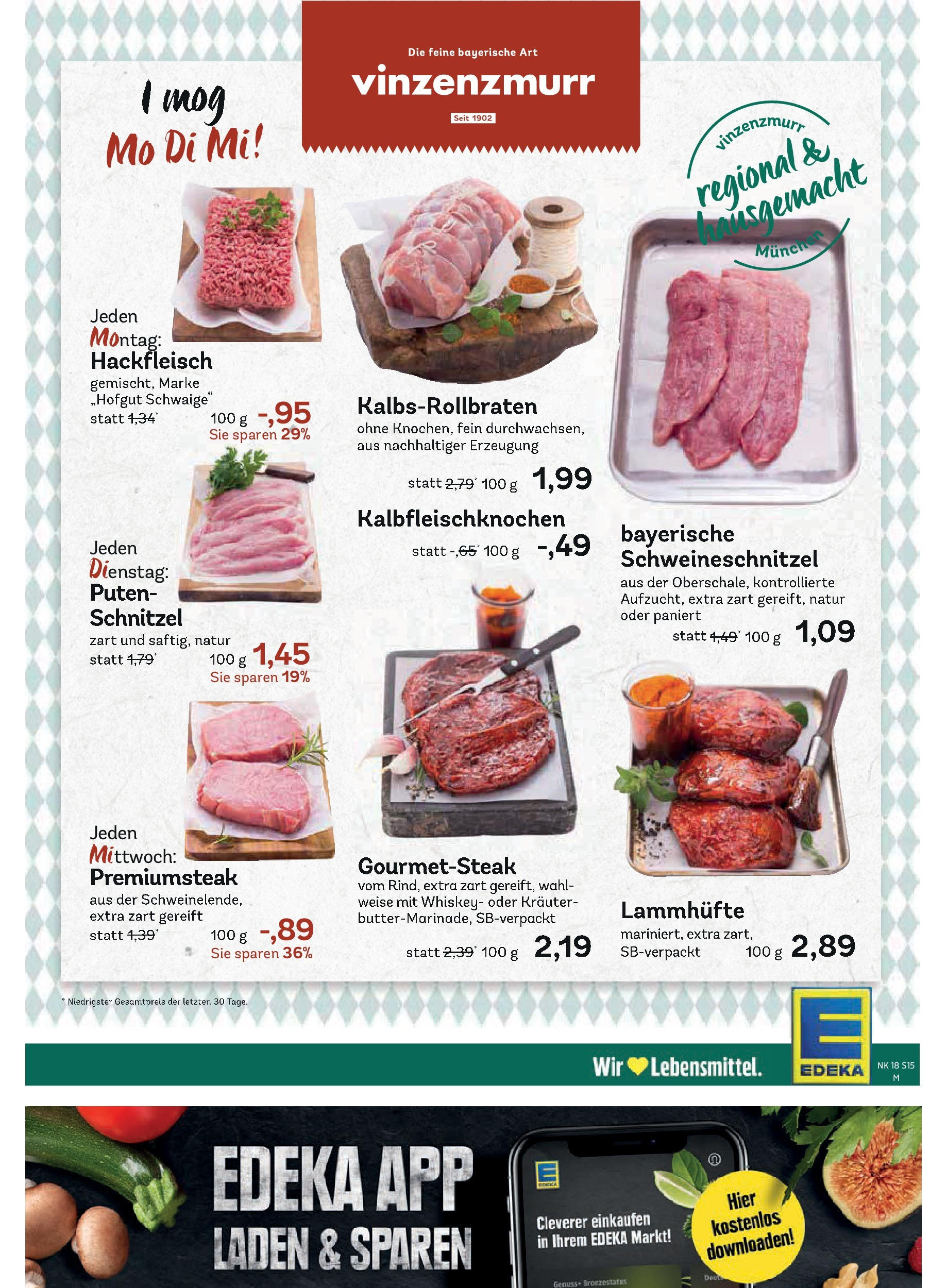 Edeka - EDEKA: Wochenangebote (ab 27.04.2025) » Angebote Online | Seite: 15 | Produkte: Schnitzel, Steak, Whiskey, Hackfleisch