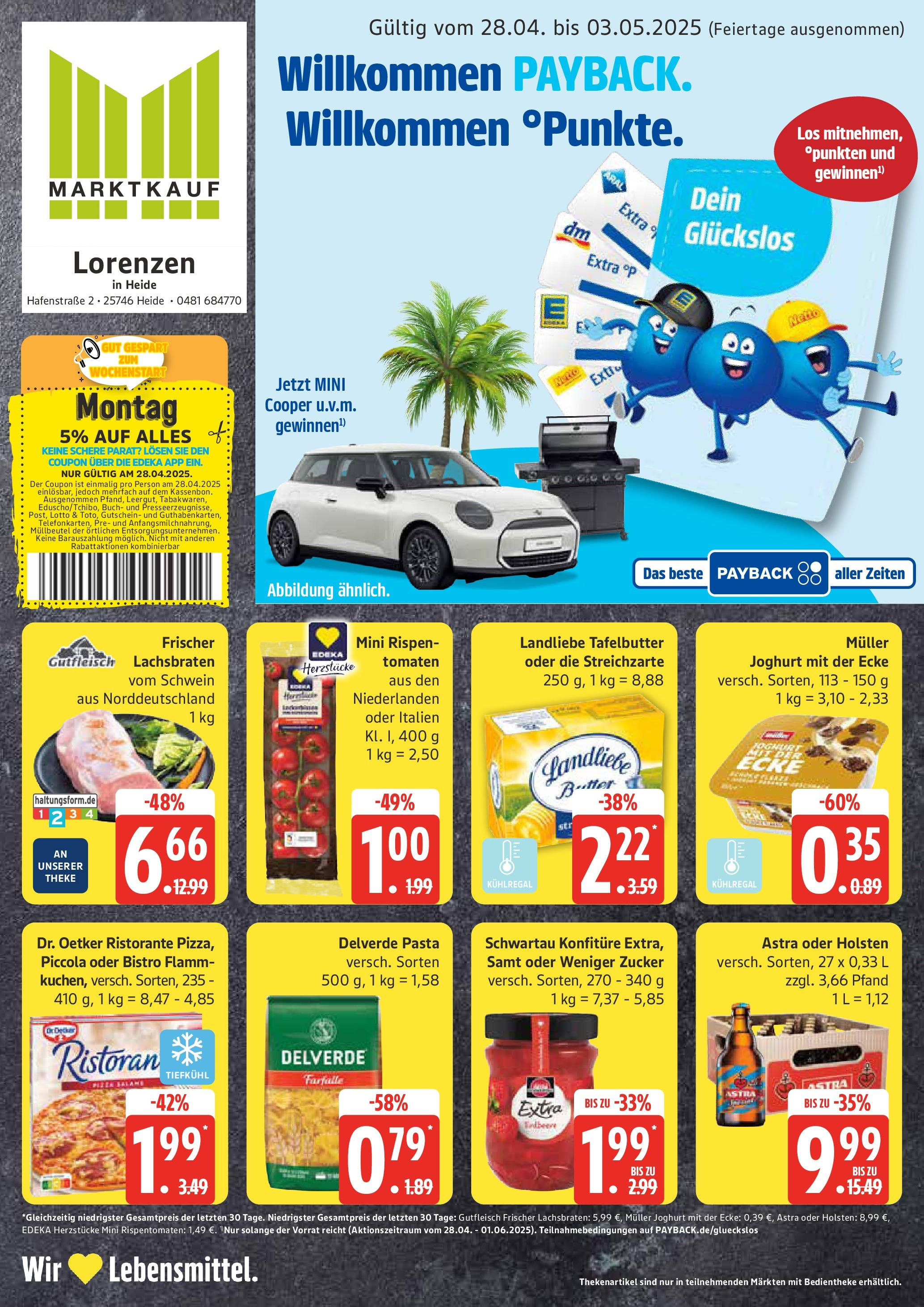 Marktkauf - Marktkauf: Wochenangebote (ab 27.04.2025) » Angebote ab Montag | Seite: 1 | Produkte: Ristorante, Astra, Holsten, Pasta Marktkauf - Marktkauf: Wochenangebote (ab 27.04.2025) » Angebote online | Seite: 1 | Produkte: Ristorante, Astra, Holsten, Pasta