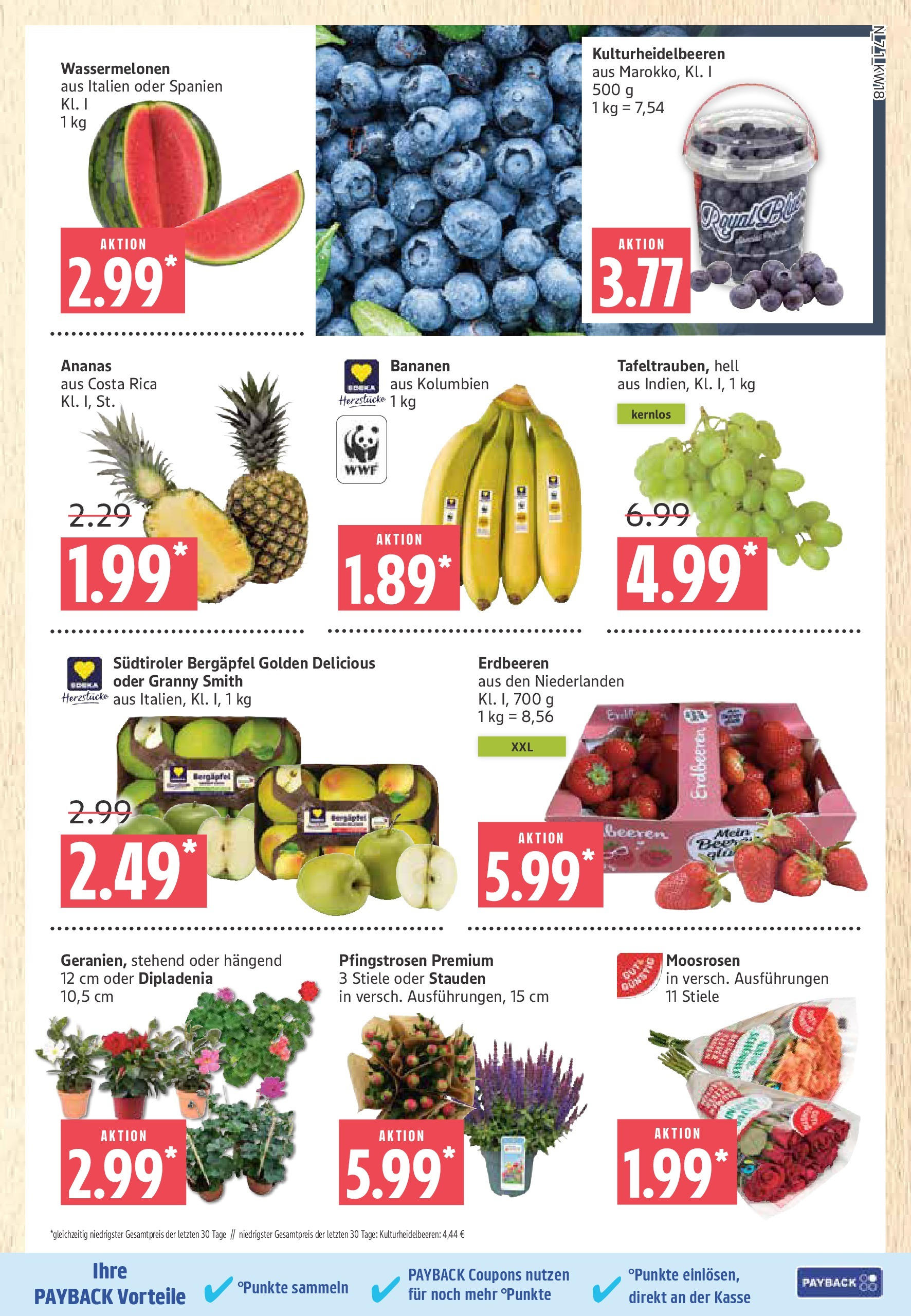 Marktkauf - Marktkauf: Wochenangebote (ab 27.04.2025) » Angebote ab Montag | Seite: 7 | Produkte: Bananen, Ananas, Erdbeeren Marktkauf - Marktkauf: Wochenangebote (ab 27.04.2025) » Angebote online | Seite: 7 | Produkte: Bananen, Ananas, Erdbeeren