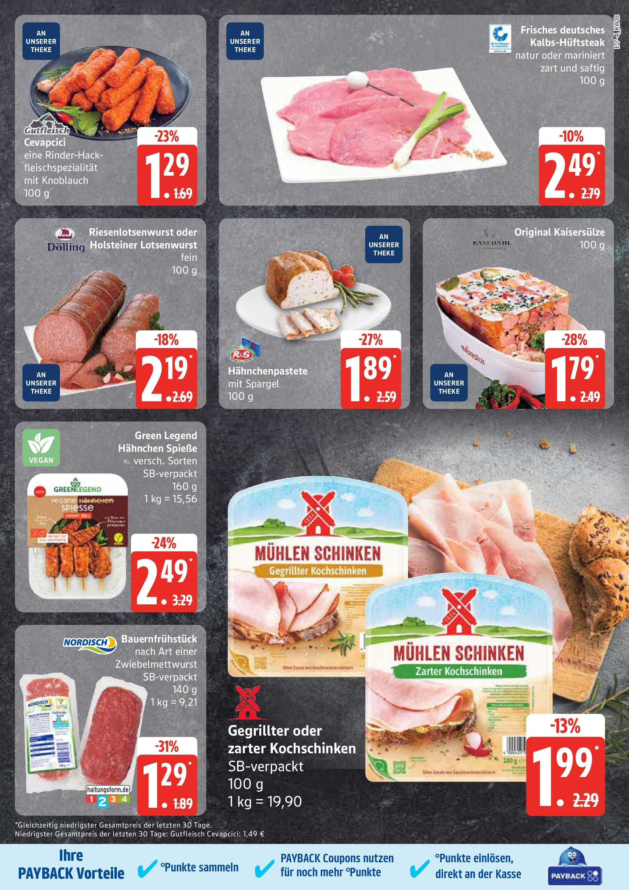 Edeka - EDEKA: Wochenangebote (ab 27.04.2025) » Angebote Online | Seite: 7 | Produkte: Theke, Cevapcici, Spieße, Steak Edeka - EDEKA: Wochenangebote (ab 27.04.2025) » Angebote Online | Seite: 7 | Produkte: Theke, Cevapcici, Spieße, Steak