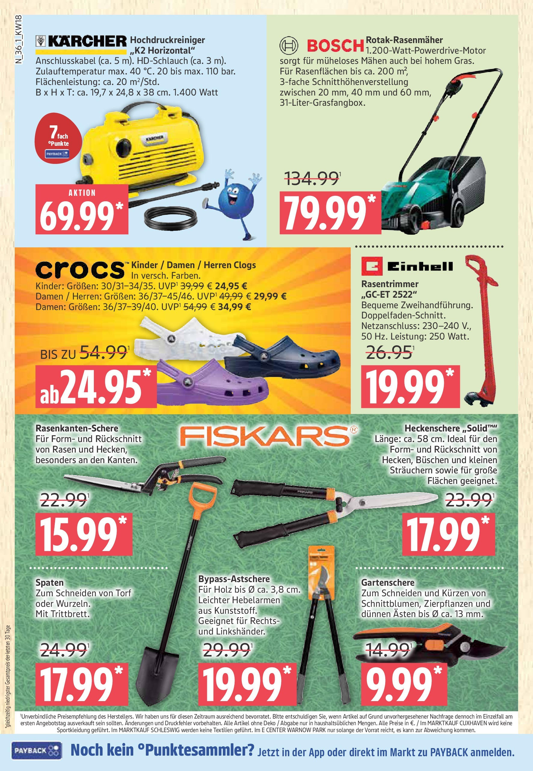 Marktkauf - Marktkauf: Wochenangebote (ab 27.04.2025) » Angebote ab Montag | Seite: 36 | Produkte: Bosch, Hochdruckreiniger Marktkauf - Marktkauf: Wochenangebote (ab 27.04.2025) » Angebote online | Seite: 36 | Produkte: Bosch, Hochdruckreiniger