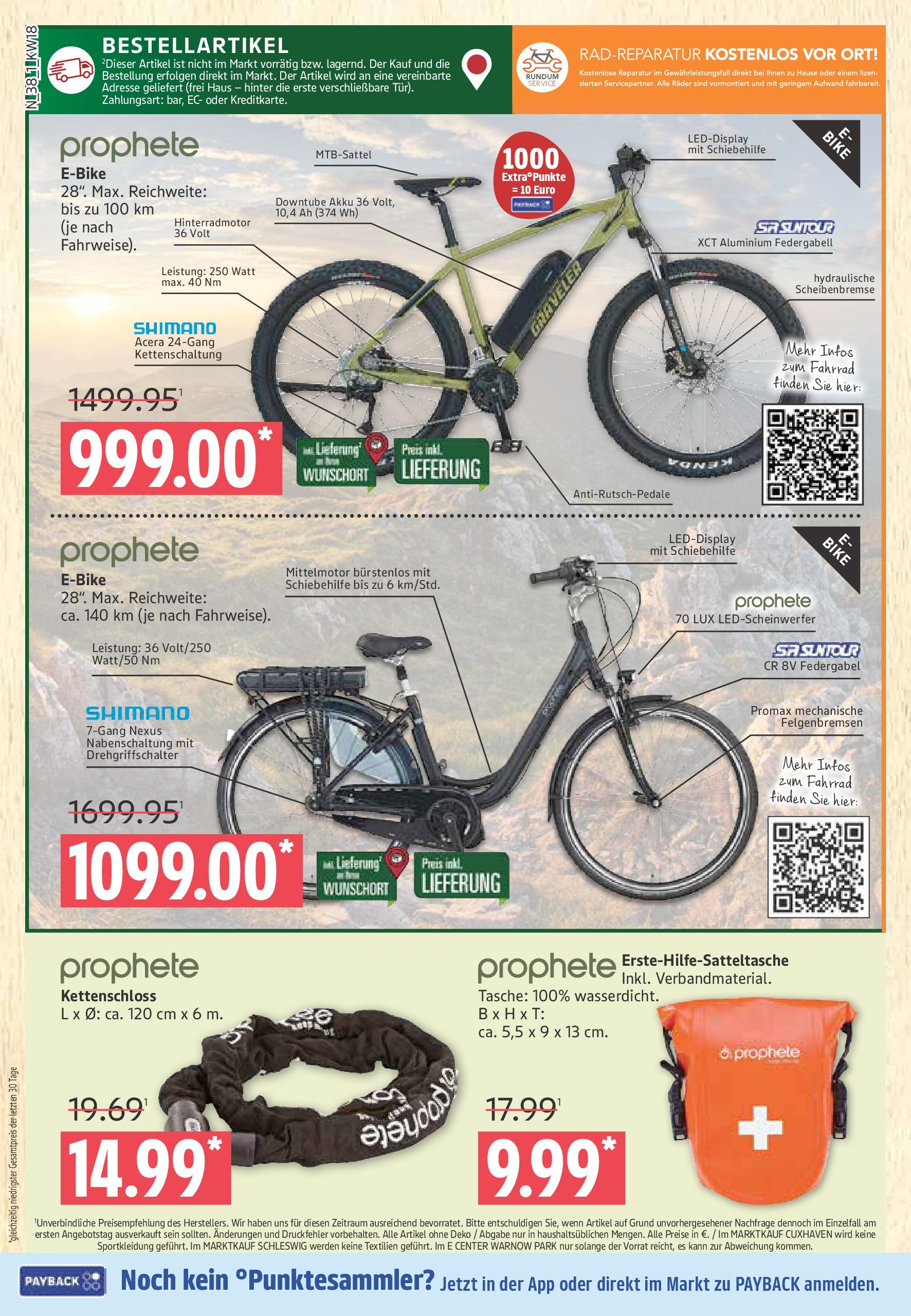 Marktkauf - Marktkauf: Wochenangebote (ab 27.04.2025) » Angebote ab Montag | Seite: 38 | Produkte: Tasche, E-Bike Marktkauf - Marktkauf: Wochenangebote (ab 27.04.2025) » Angebote online | Seite: 38 | Produkte: Tasche, E-Bike