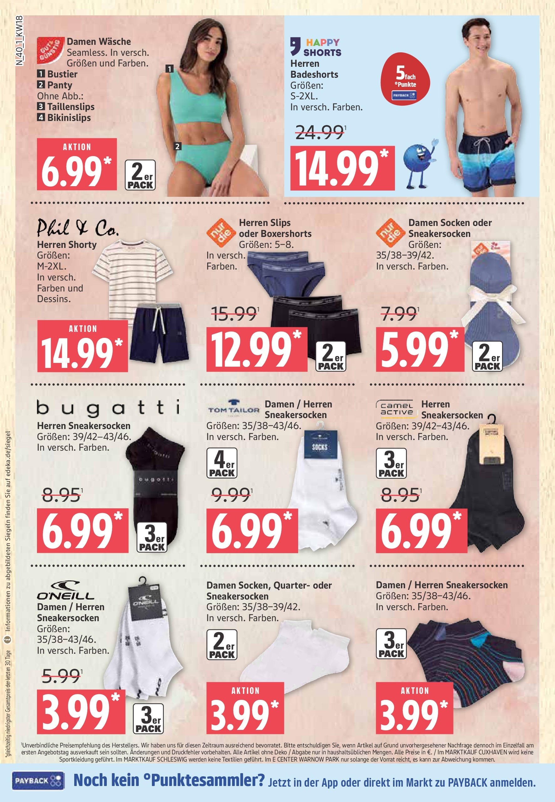 Marktkauf - Marktkauf: Wochenangebote (ab 27.04.2025) » Angebote ab Montag | Seite: 40 | Produkte: Badeshorts, Socken Marktkauf - Marktkauf: Wochenangebote (ab 27.04.2025) » Angebote online | Seite: 40 | Produkte: Badeshorts, Socken