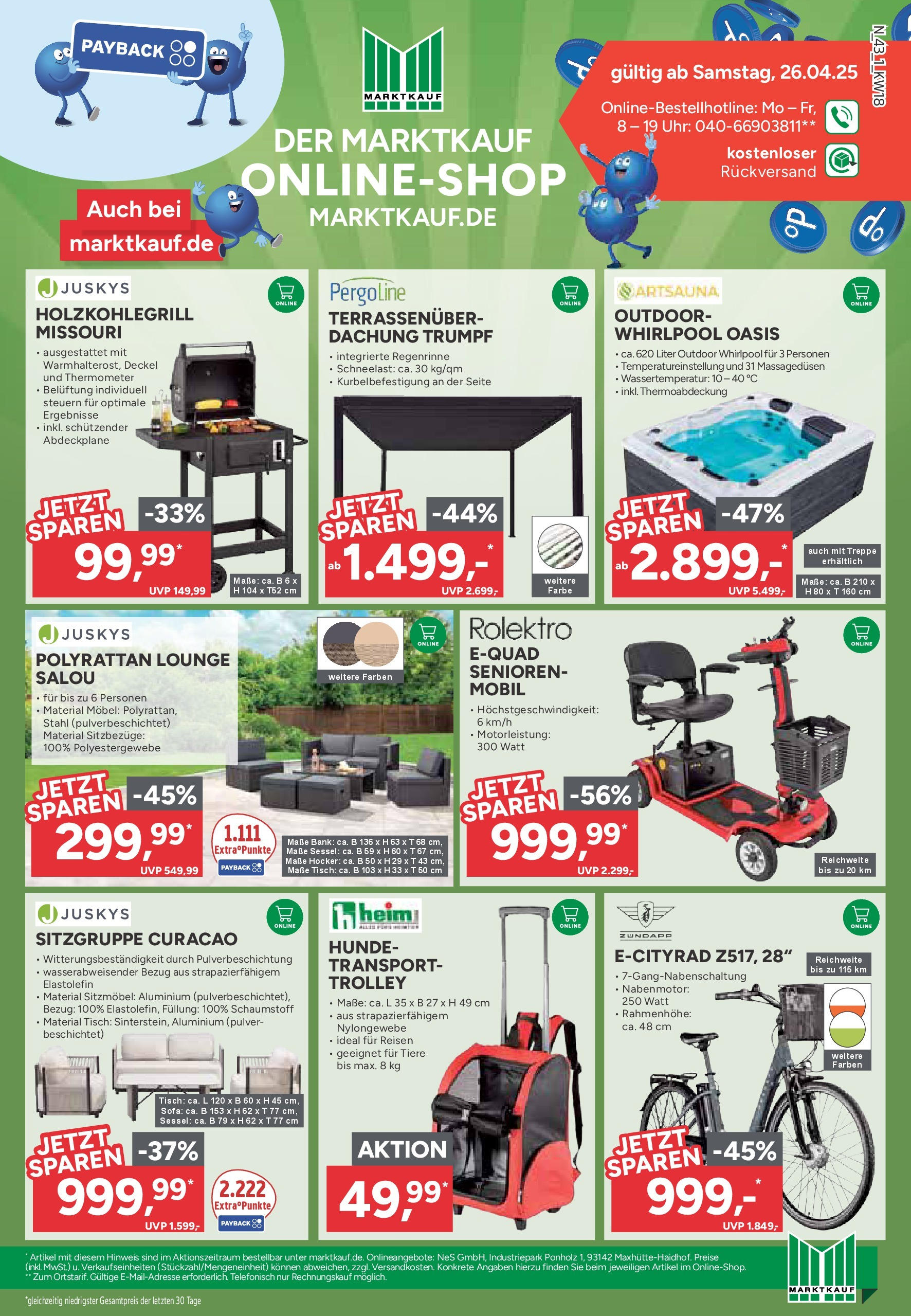 Marktkauf - Marktkauf: Wochenangebote (ab 27.04.2025) » Angebote ab Montag | Seite: 43 | Produkte: Grill, Hocker, Sofa, Tisch Marktkauf - Marktkauf: Wochenangebote (ab 27.04.2025) » Angebote online | Seite: 43 | Produkte: Grill, Hocker, Sofa, Tisch
