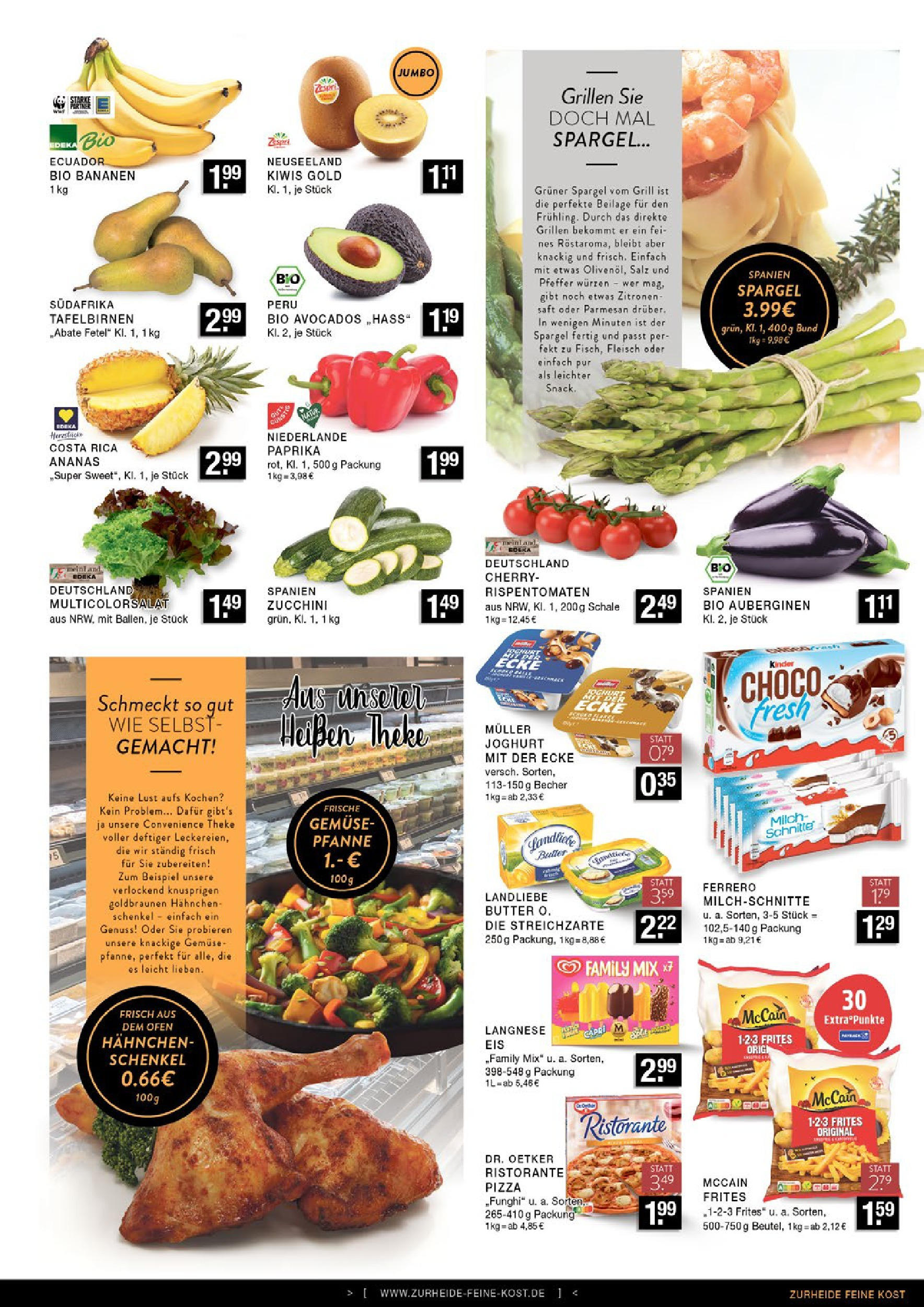 Edeka - EDEKA: Wochenangebote (ab 27.04.2025) » Angebote Online | Seite: 7 | Produkte: Pfeffer, Kiwi, Ferrero milchschnitte, Zitronen