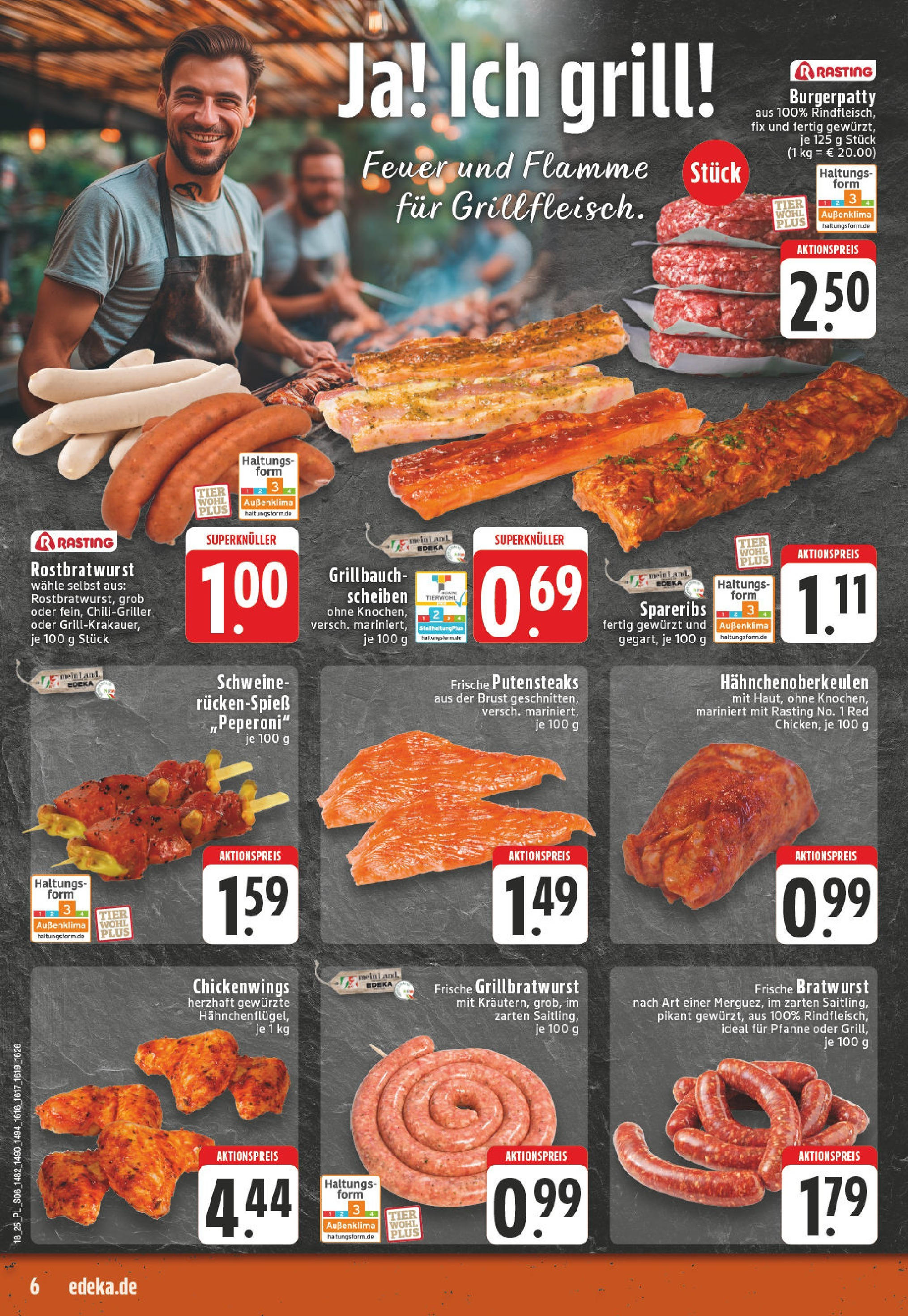 Edeka - EDEKA: Wochenangebote (ab 27.04.2025) » Angebote Online | Seite: 8 | Produkte: Grill, Bratwurst, Steak Edeka - EDEKA: Wochenangebote (ab 27.04.2025) » Angebote Online | Seite: 8 | Produkte: Grill, Bratwurst, Steak