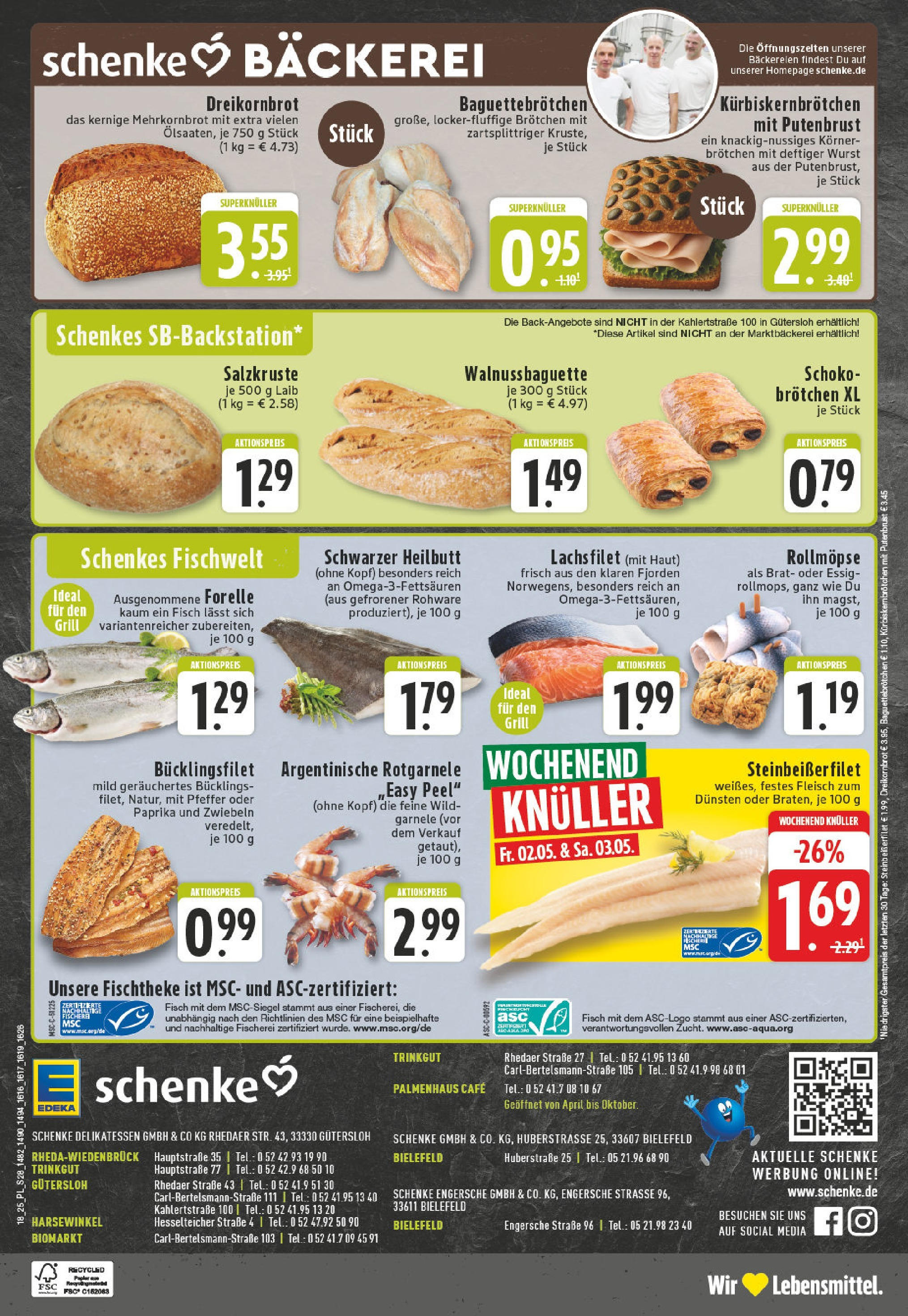 Edeka - EDEKA: Wochenangebote (ab 27.04.2025) » Angebote Online | Seite: 30 | Produkte: Grill, Bäckerei, Fisch, Pfeffer Edeka - EDEKA: Wochenangebote (ab 27.04.2025) » Angebote Online | Seite: 30 | Produkte: Grill, Bäckerei, Fisch, Pfeffer