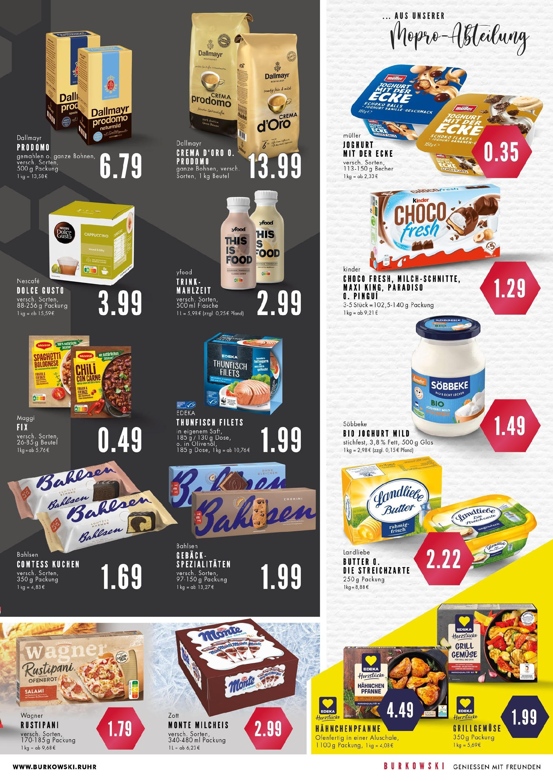 Edeka - EDEKA: Wochenangebote (ab 27.04.2025) » Angebote Online | Seite: 7 | Produkte: Grill, Hahnchen, Dallmayr, Gemüse