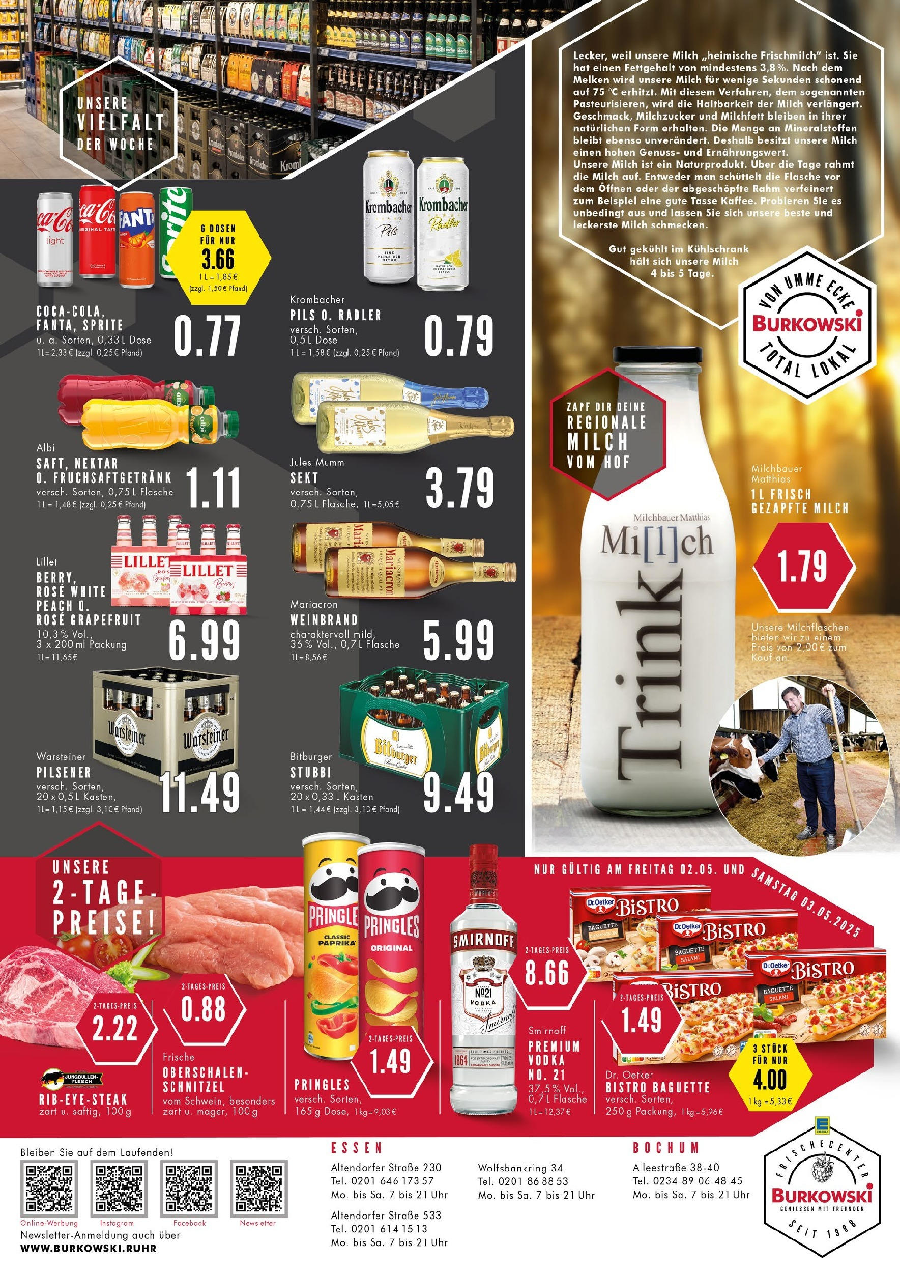 Edeka - EDEKA: Wochenangebote (ab 27.04.2025) » Angebote Online | Seite: 8 | Produkte: Sprite, Sekt, Schnitzel, Mariacron
