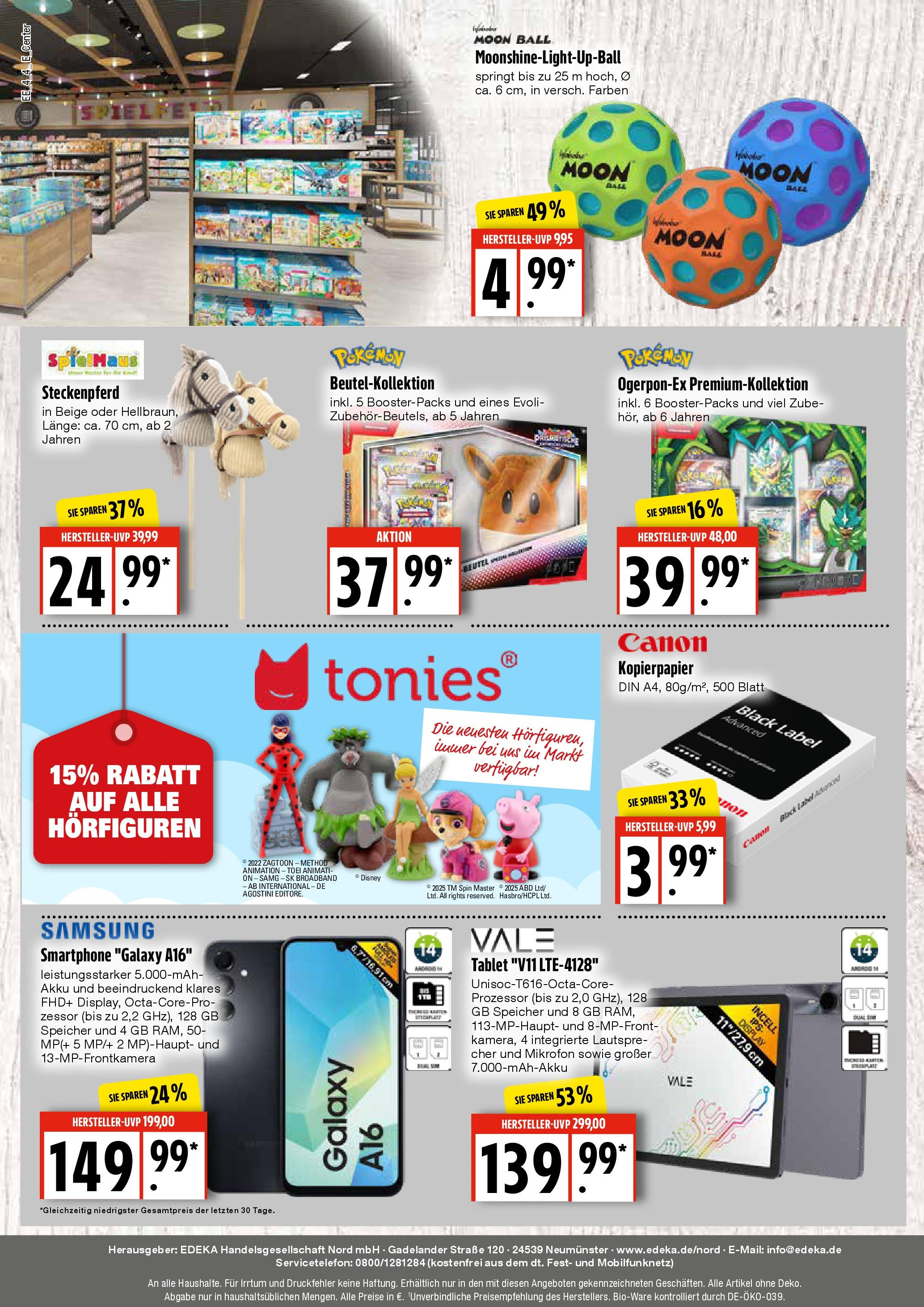 Edeka - EDEKA: Wochenangebote (ab 27.04.2025) » Angebote Online | Seite: 4 | Produkte: Lautsprecher, Samsung, Smartphone, Tablet