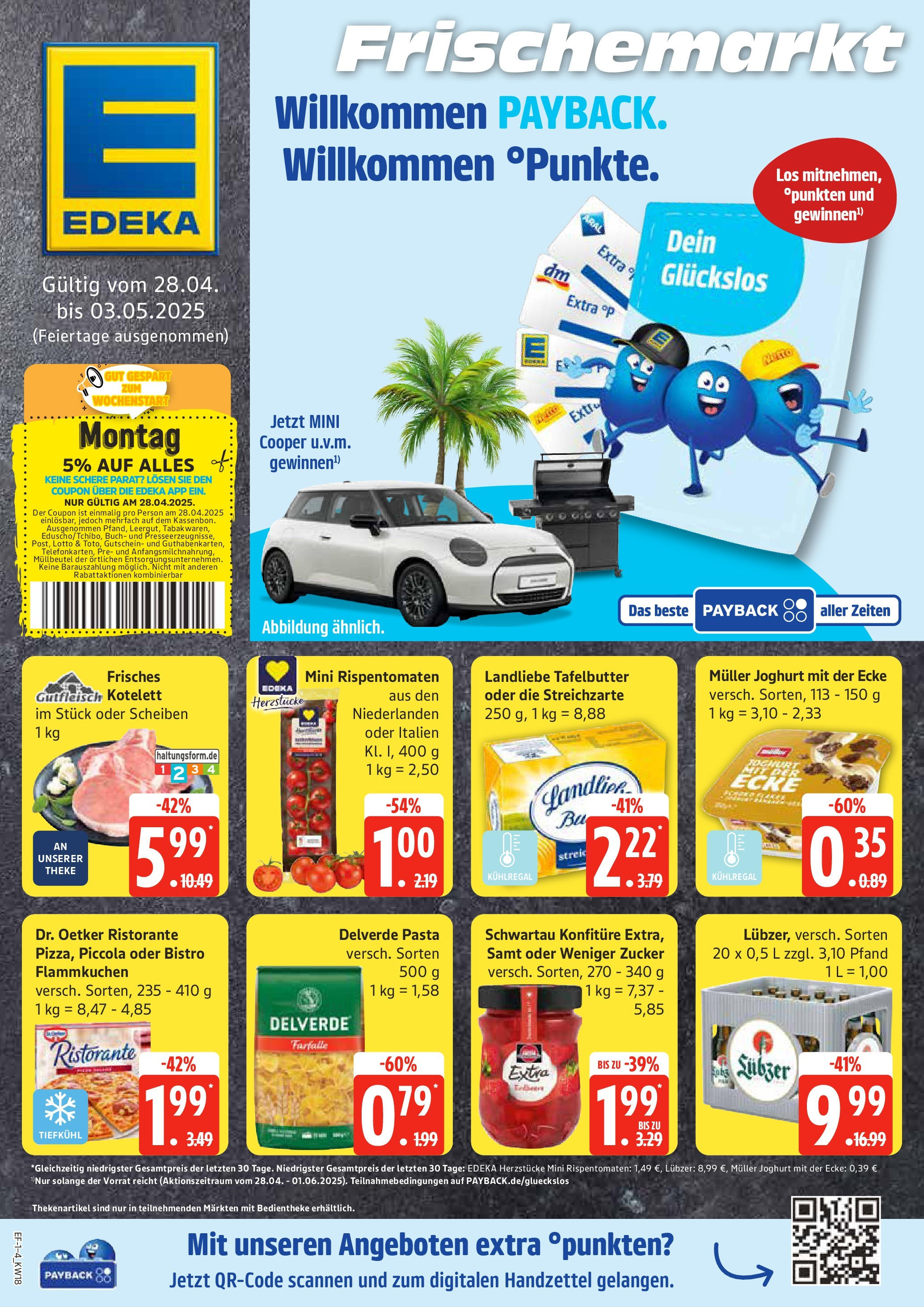 Edeka - EDEKA: Wochenangebote (ab 27.04.2025) » Angebote Online | Seite: 1 | Produkte: Ristorante, Pasta, Pizza, Lubzer
