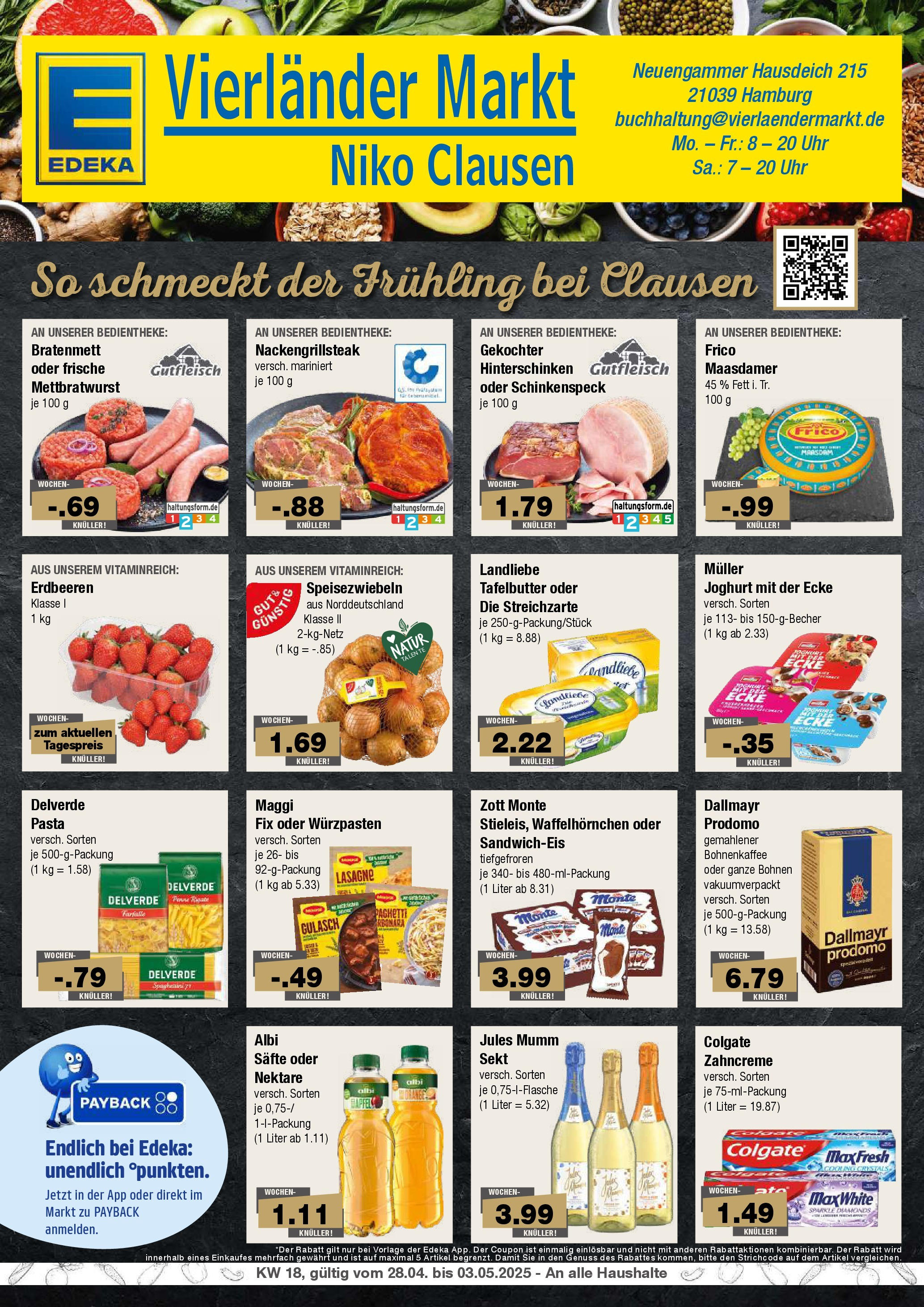 Edeka - EDEKA: Wochenangebote (ab 27.04.2025) » Angebote Online | Seite: 1 | Produkte: Mumm sekt, Sekt, Gulasch, Dallmayr prodomo