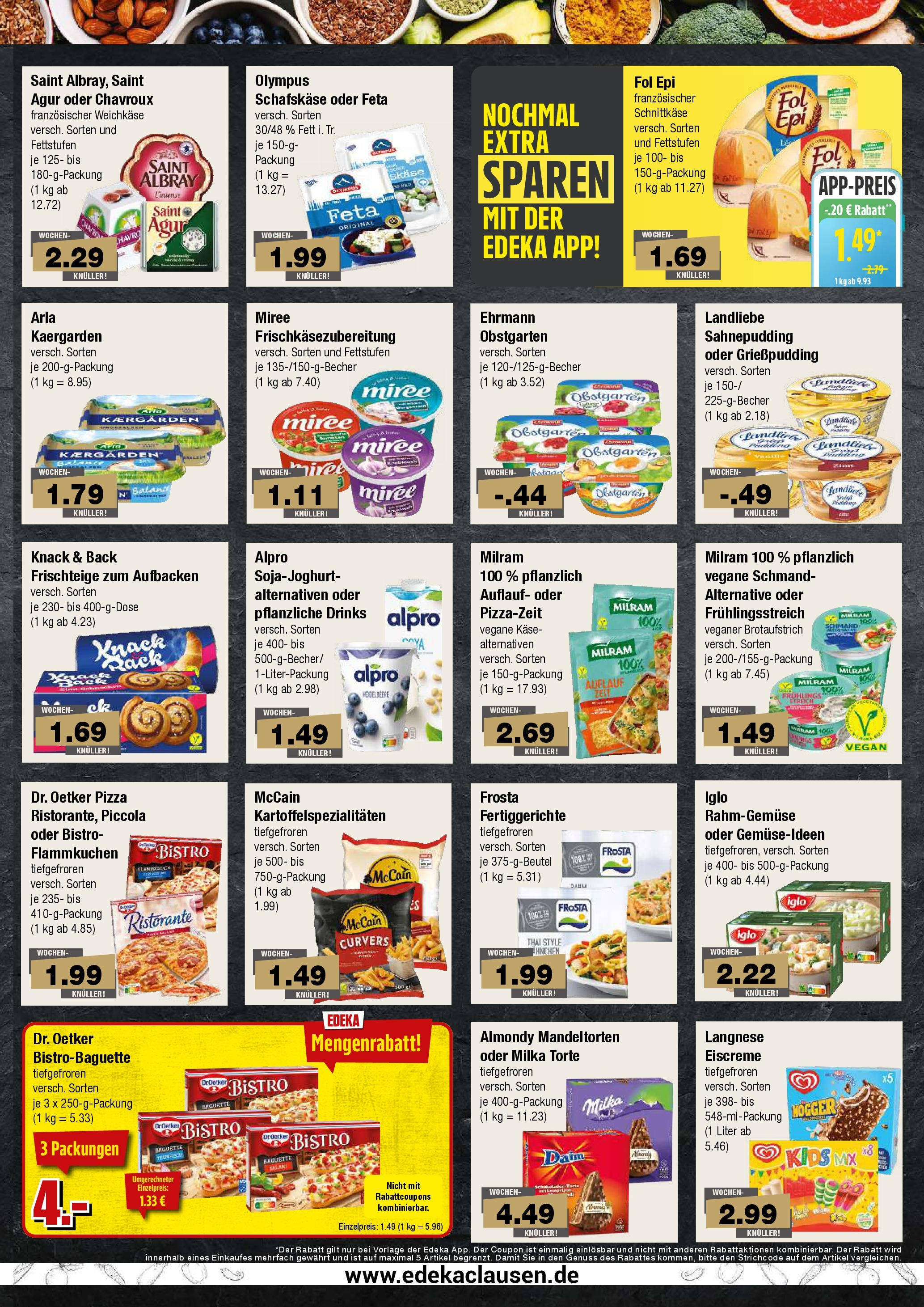 Edeka - EDEKA: Wochenangebote (ab 27.04.2025) » Angebote Online | Seite: 5 | Produkte: Ristorante, Feta, Iglo, Milka