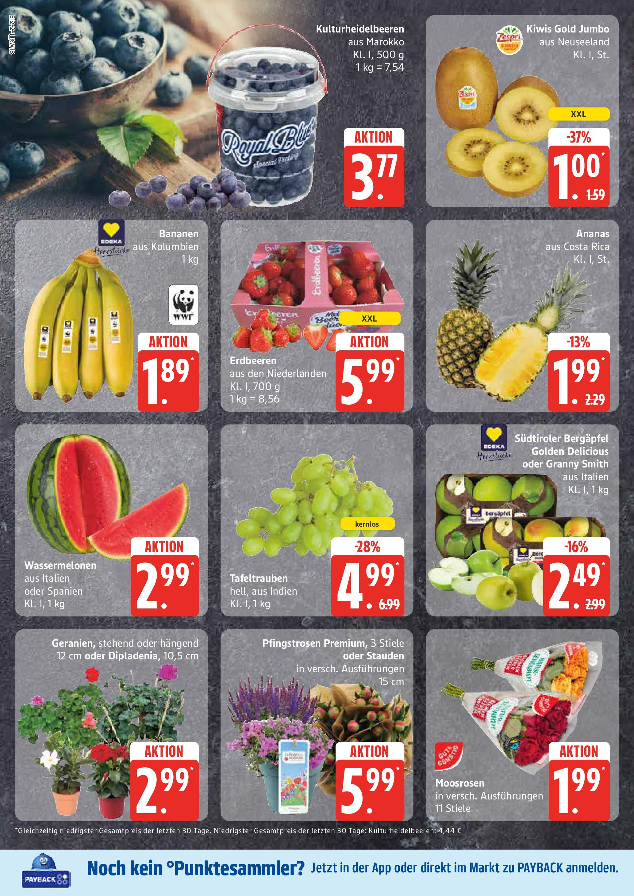 Edeka - EDEKA: Wochenangebote (ab 27.04.2025) » Angebote Online | Seite: 2 | Produkte: Bananen, Ananas, Erdbeeren