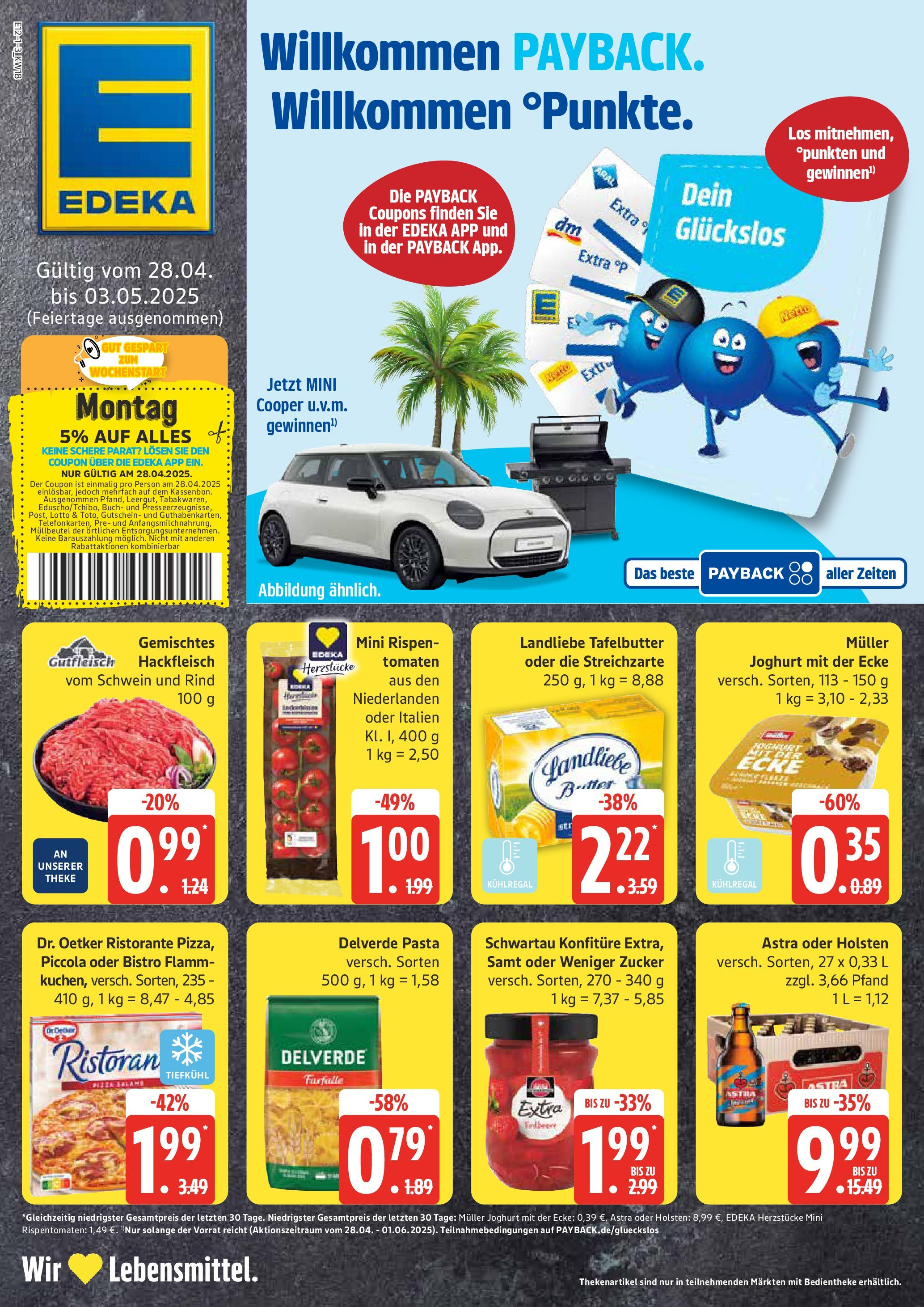 Edeka - EDEKA: Wochenangebote (ab 27.04.2025) » Angebote Online | Seite: 1 | Produkte: Joghurt, Holsten, Zucker, Schwartau extra