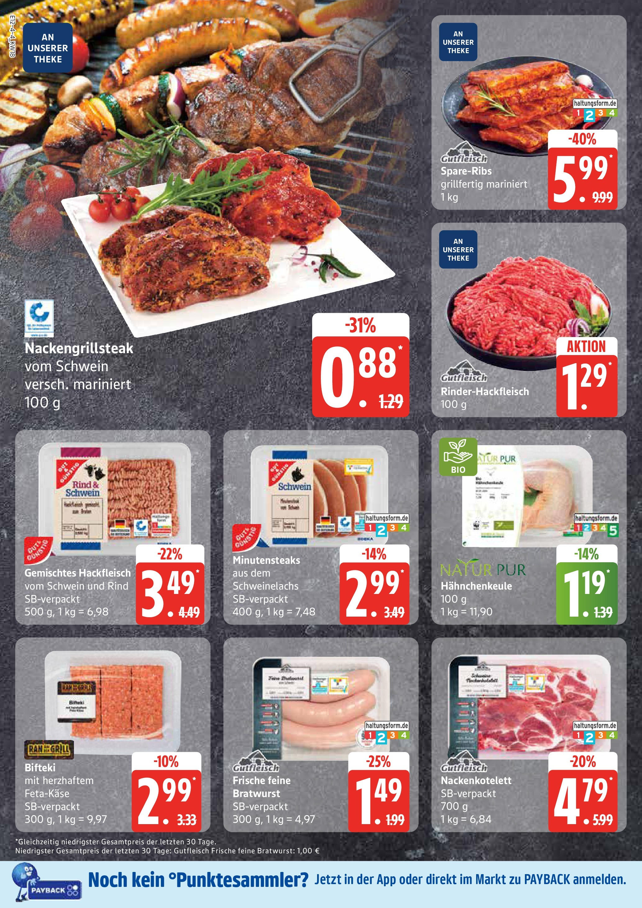 Edeka - EDEKA: Wochenangebote (ab 27.04.2025) » Angebote Online | Seite: 4 | Produkte: Grill, Theke, Bratwurst, Hackfleisch