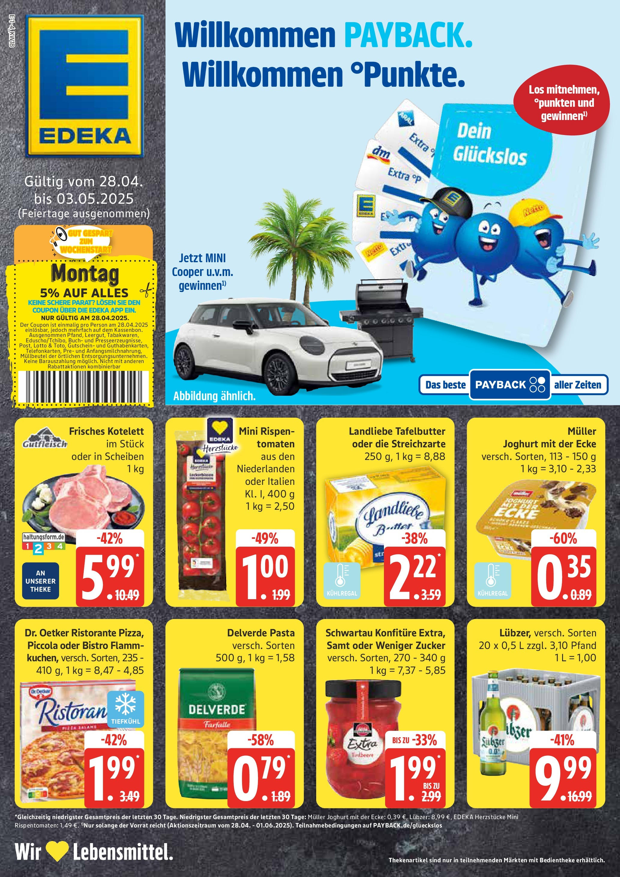 Edeka - EDEKA: Wochenangebote (ab 27.04.2025) » Angebote Online | Seite: 1 | Produkte: Ristorante, Tomaten, Pizza, Lubzer Edeka - EDEKA: Wochenangebote (ab 27.04.2025) » Angebote Online | Seite: 1 | Produkte: Ristorante, Tomaten, Pizza, Lubzer