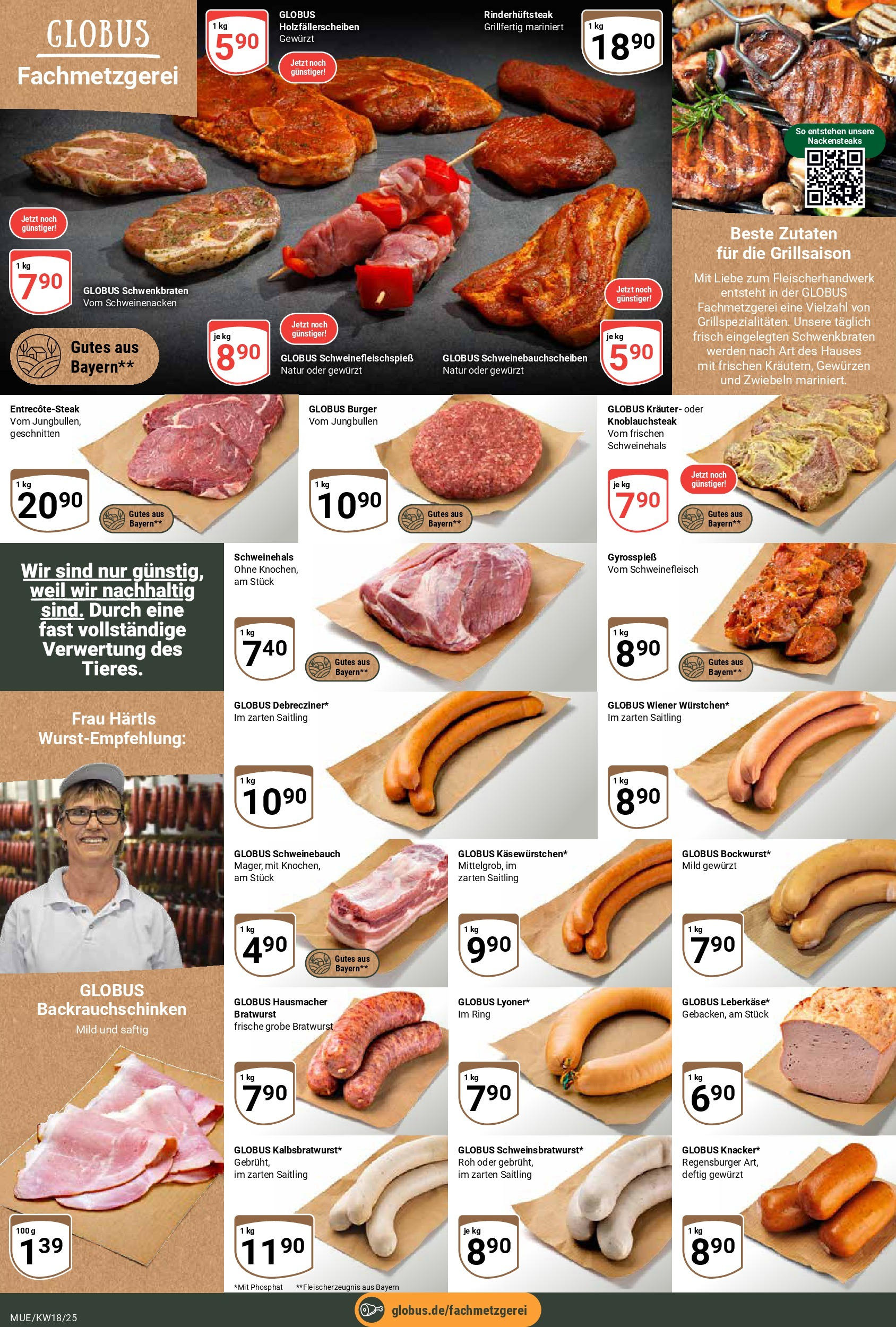 Globus - Globus: Wochenangebote (ab 27.04.2025) » Angebote ab Montag | Seite: 6 | Produkte: Schweinebauch, Bratwurst, Burger, Schweinefleisch Globus - Globus: Wochenangebote (ab 27.04.2025) » Angebote online | Seite: 6 | Produkte: Schweinebauch, Bratwurst, Burger, Schweinefleisch
