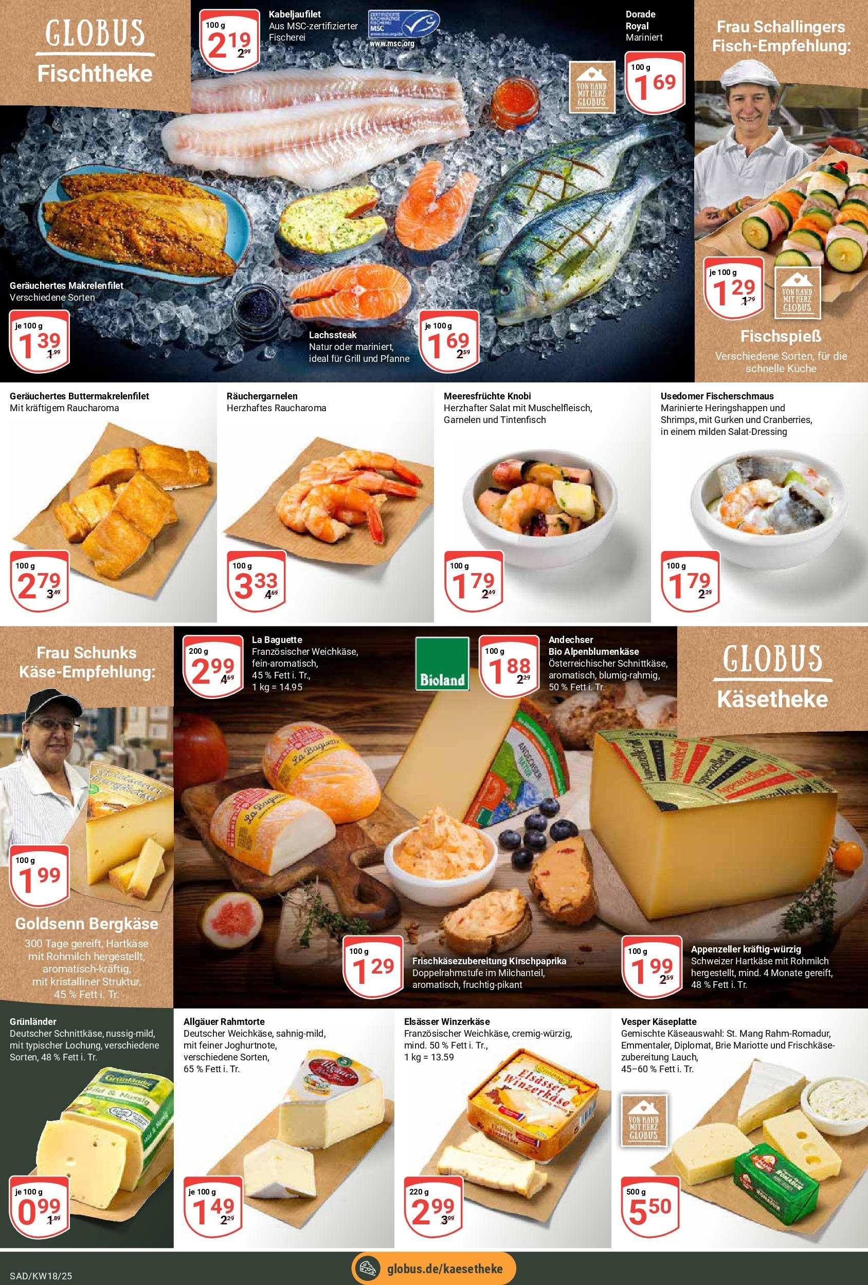 Globus - Globus: Wochenangebote (ab 27.04.2025) » Angebote online | Seite: 7 | Produkte: Dorade, Grill, Garnelen, Meeresfrüchte