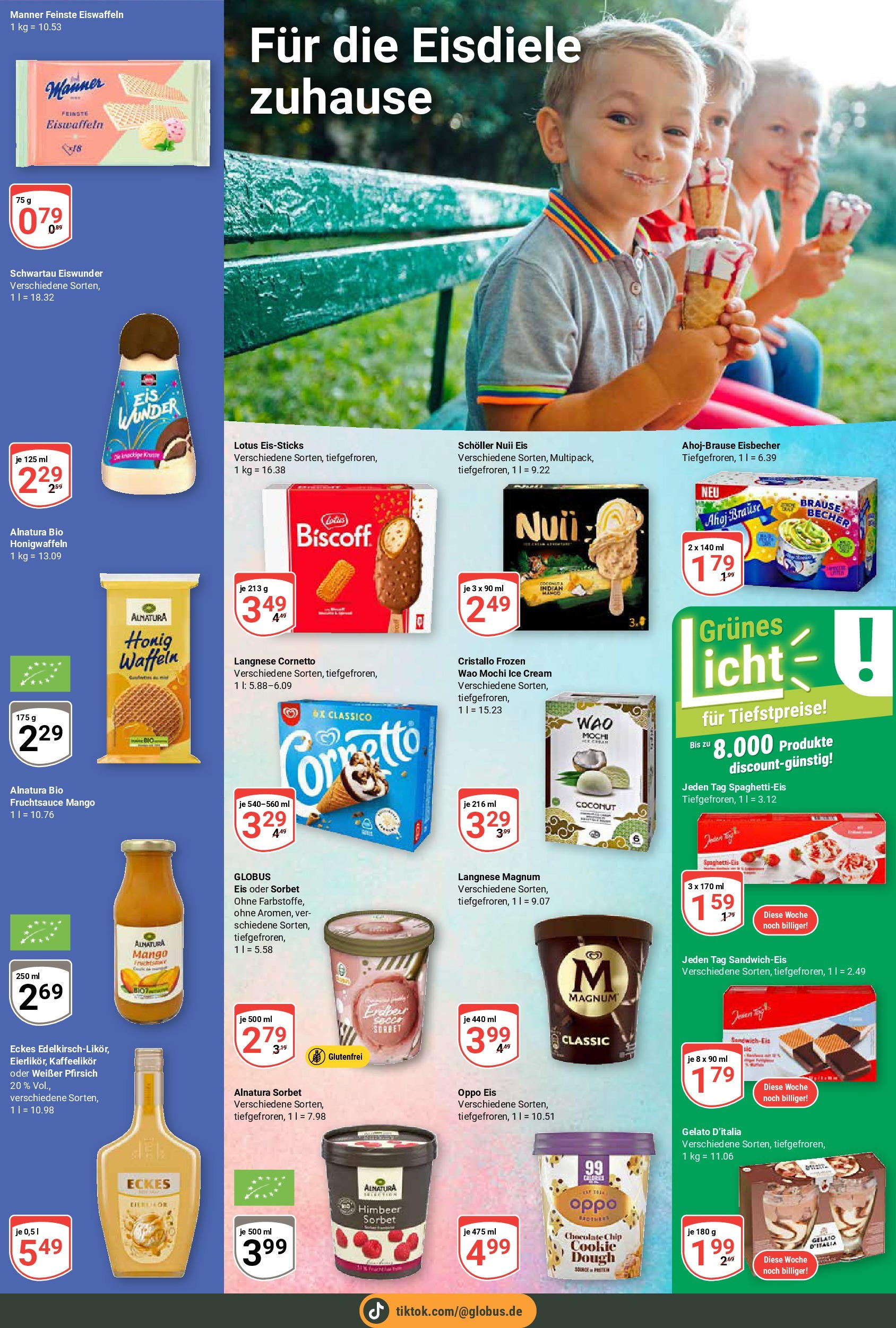 Globus - Globus: Wochenangebote (ab 27.04.2025) » Angebote ab Montag | Seite: 10 | Produkte: Nuii eis, Langnese, Waffeln, Mango Globus - Globus: Wochenangebote (ab 27.04.2025) » Angebote online | Seite: 10 | Produkte: Nuii eis, Langnese, Waffeln, Mango