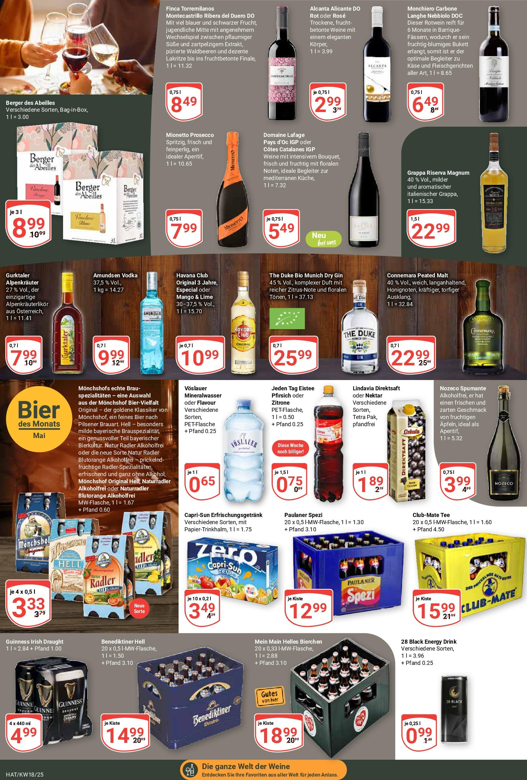 Globus - Globus: Wochenangebote (ab 27.04.2025) » Angebote ab Montag | Seite: 18 | Produkte: Energy, Vodka, Tee, Gin Globus - Globus: Wochenangebote (ab 27.04.2025) » Angebote online | Seite: 18 | Produkte: Energy, Vodka, Tee, Gin
