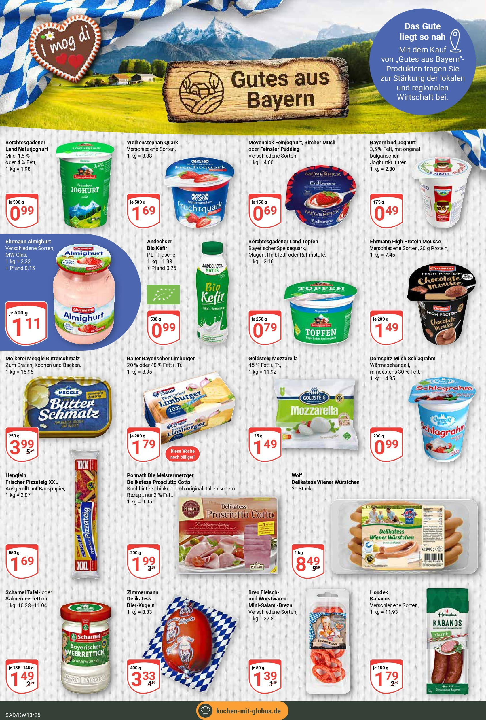 Globus - Globus: Wochenangebote (ab 27.04.2025) » Angebote online | Seite: 12 | Produkte: Musli, Quark, Pudding, Pizza