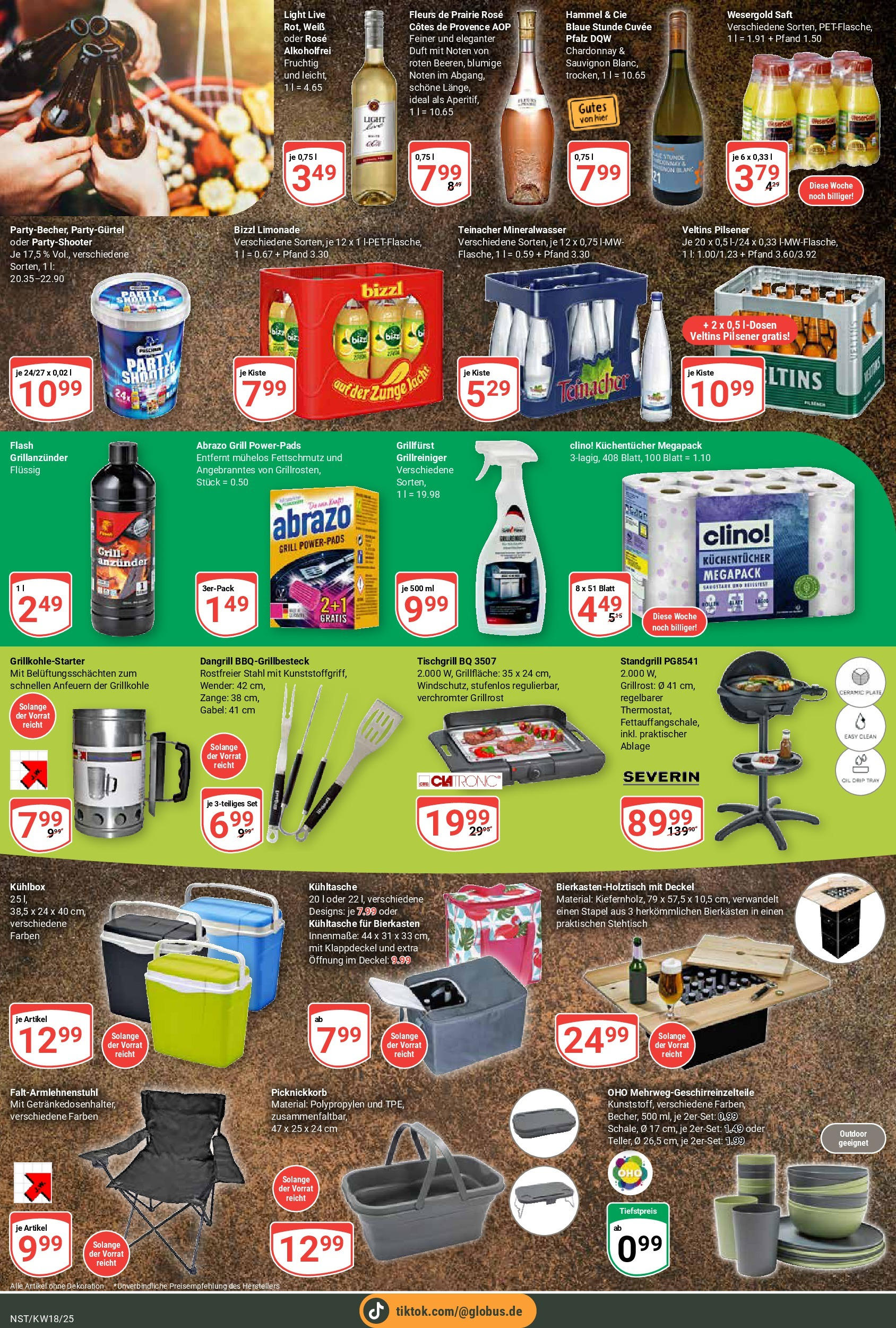 Globus - Globus: Wochenangebote (ab 27.04.2025) » Angebote ab Montag | Seite: 6 | Produkte: Grill, Limonade, Mineralwasser, Saft Globus - Globus: Wochenangebote (ab 27.04.2025) » Angebote online | Seite: 6 | Produkte: Grill, Limonade, Mineralwasser, Saft