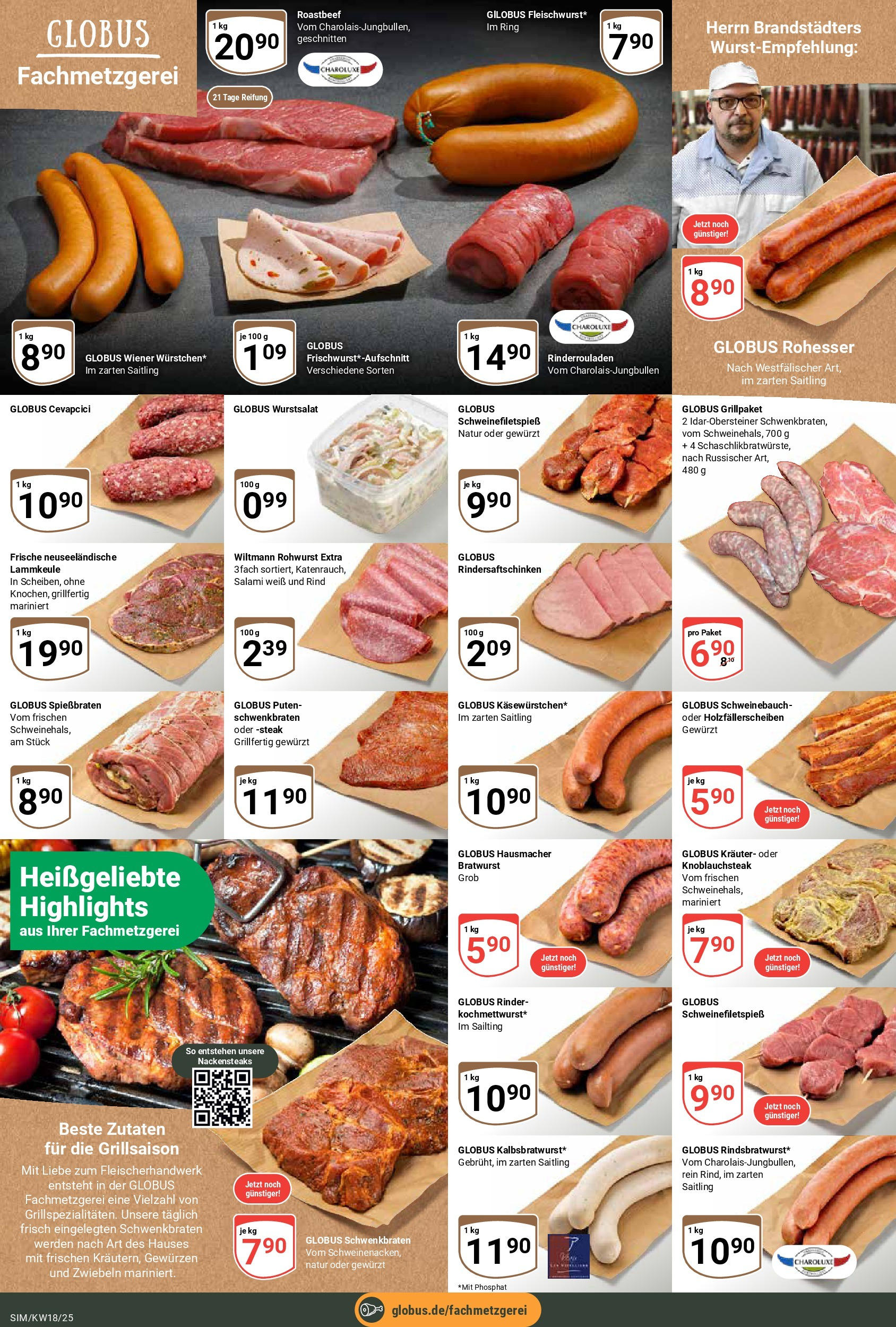 Globus - Globus: Wochenangebote (ab 27.04.2025) » Angebote ab Montag | Seite: 13 | Produkte: Nackensteaks, Zwiebeln, Salami, Steak Globus - Globus: Wochenangebote (ab 27.04.2025) » Angebote online | Seite: 13 | Produkte: Nackensteaks, Zwiebeln, Salami, Steak