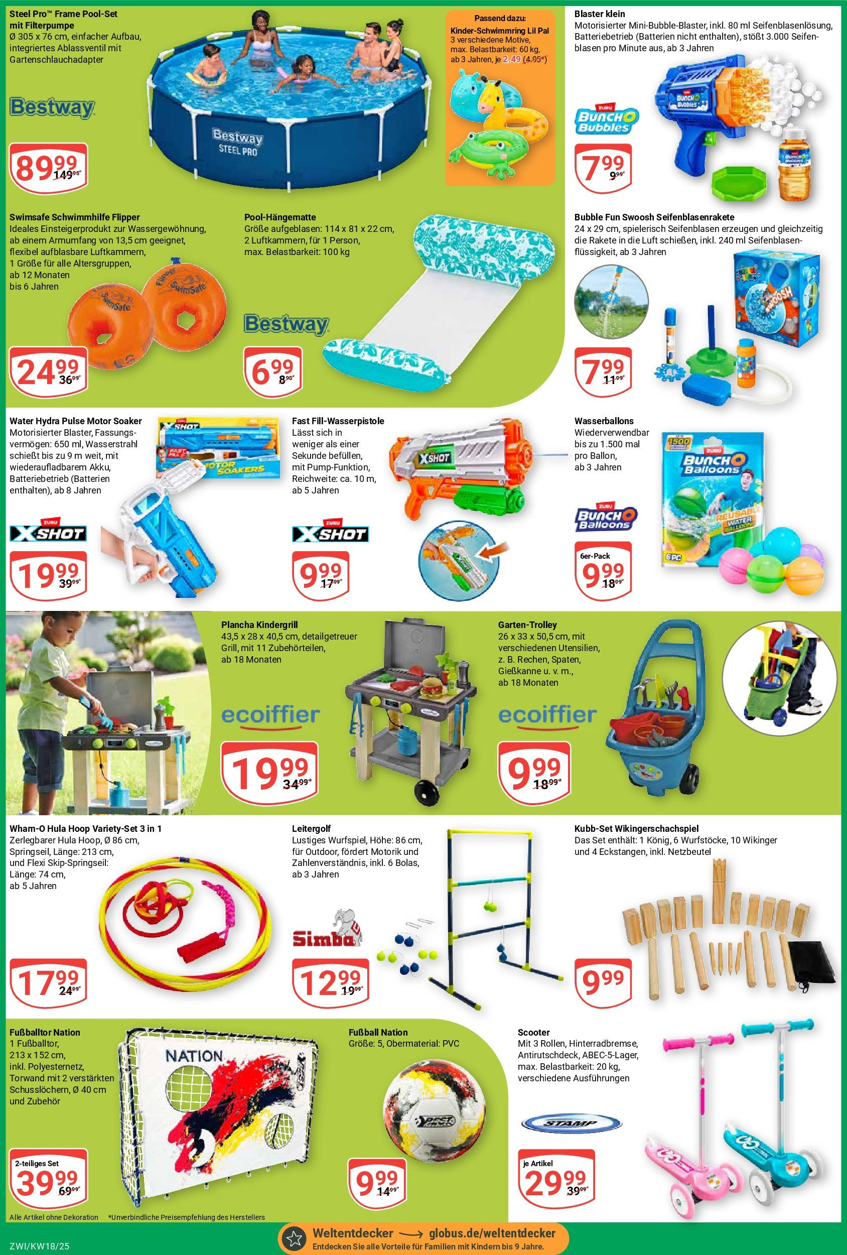 Globus - Globus: Wochenangebote (ab 27.04.2025) » Angebote online | Seite: 6 | Produkte: Grill, Batterien, Fußball, PC