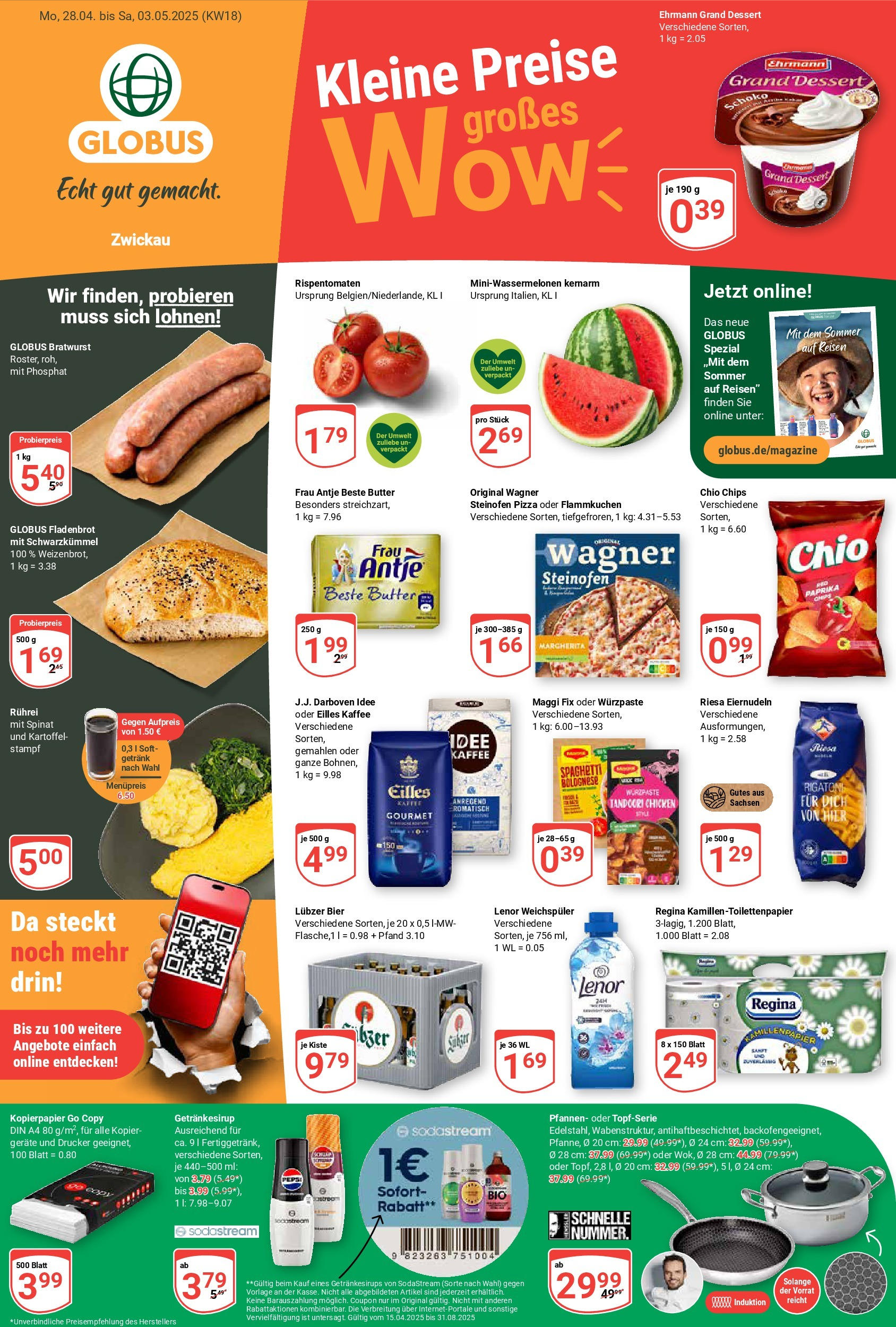 Globus - Globus: Wochenangebote (ab 27.04.2025) » Angebote online | Seite: 7 | Produkte: Weichspüler, Maggi fix, Drucker, Sodastream