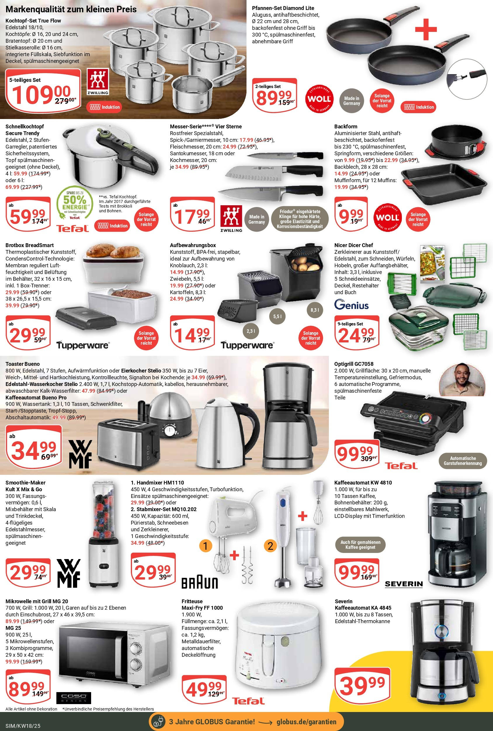Globus - Globus: Wochenangebote (ab 27.04.2025) » Angebote ab Montag | Seite: 22 | Produkte: Toaster, Brokkoli, Fritteuse, Eierkocher Globus - Globus: Wochenangebote (ab 27.04.2025) » Angebote online | Seite: 22 | Produkte: Toaster, Brokkoli, Fritteuse, Eierkocher