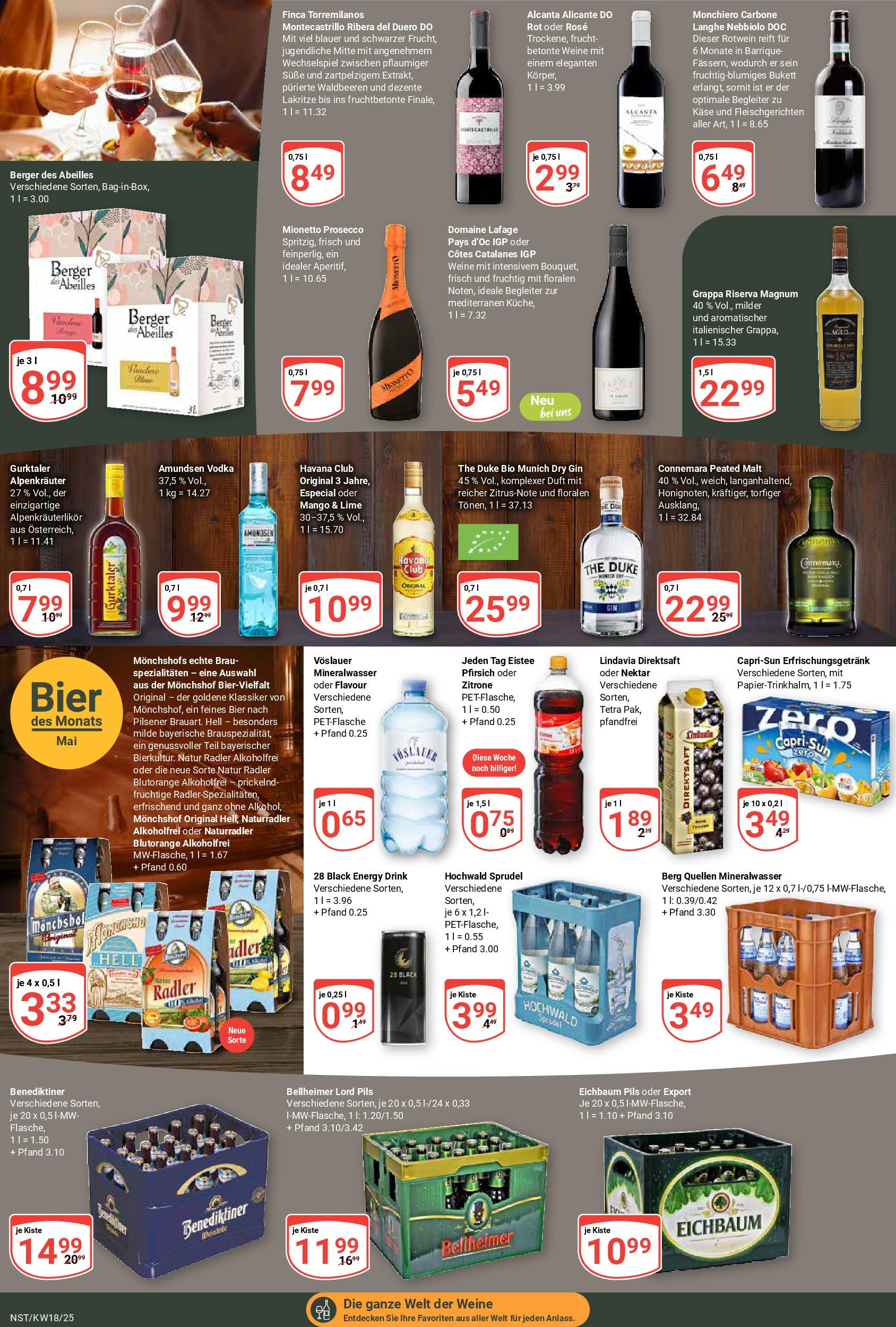 Globus - Globus: Wochenangebote (ab 27.04.2025) » Angebote ab Montag | Seite: 18 | Produkte: Prosecco, Pfirsich, Vodka, Whiskey Globus - Globus: Wochenangebote (ab 27.04.2025) » Angebote online | Seite: 18 | Produkte: Prosecco, Pfirsich, Vodka, Whiskey