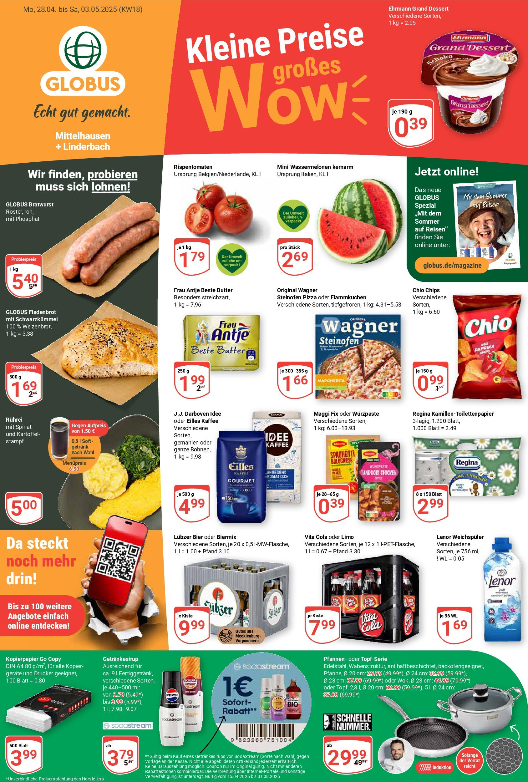 Globus - Globus: Wochenangebote (ab 27.04.2025) » Angebote online | Seite: 7 | Produkte: Maggi, Butter, Weichspüler, Maggi fix
