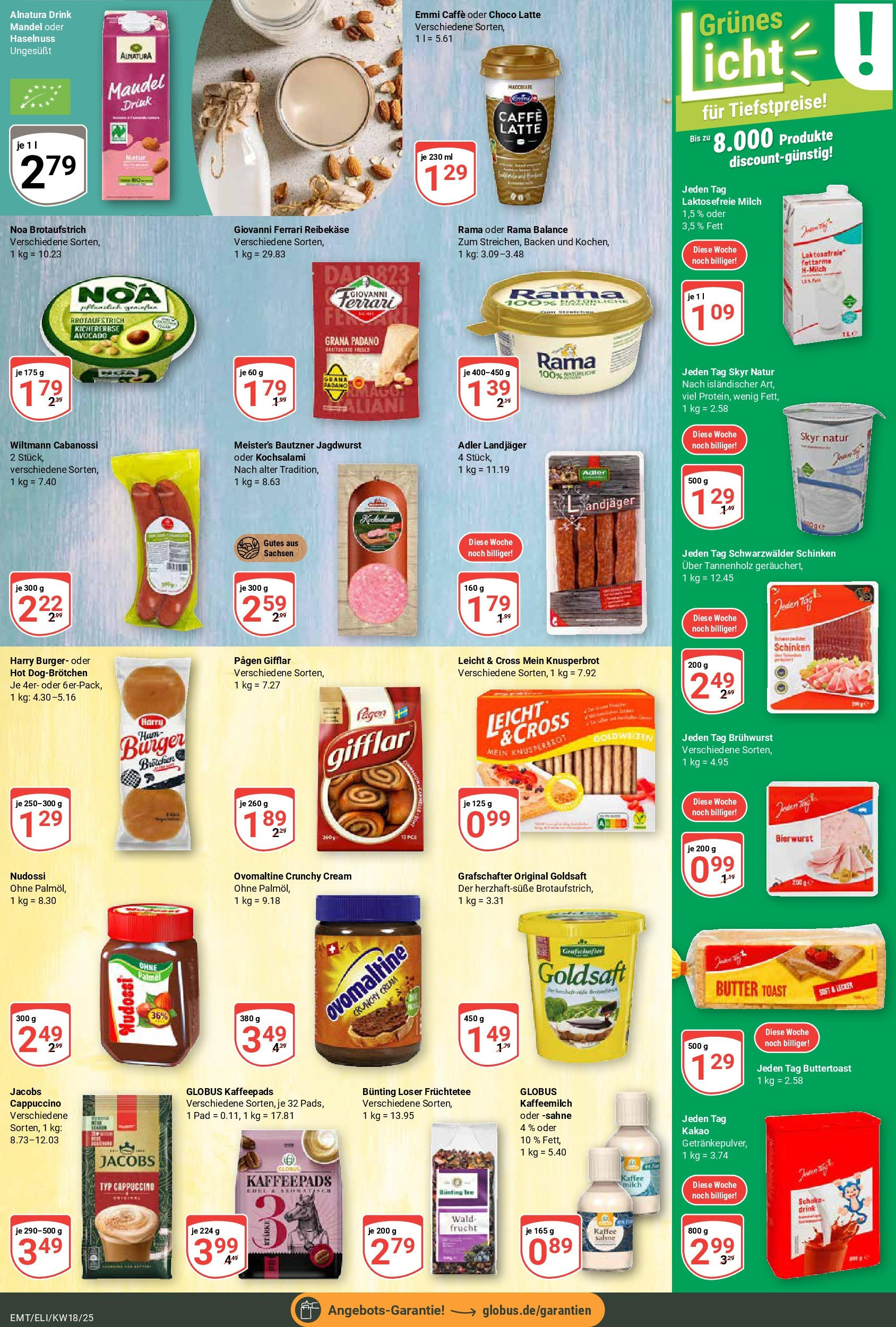 Globus - Globus: Wochenangebote (ab 27.04.2025) » Angebote online | Seite: 17 | Produkte: Milch, Kaffee, Skyr, Sahne