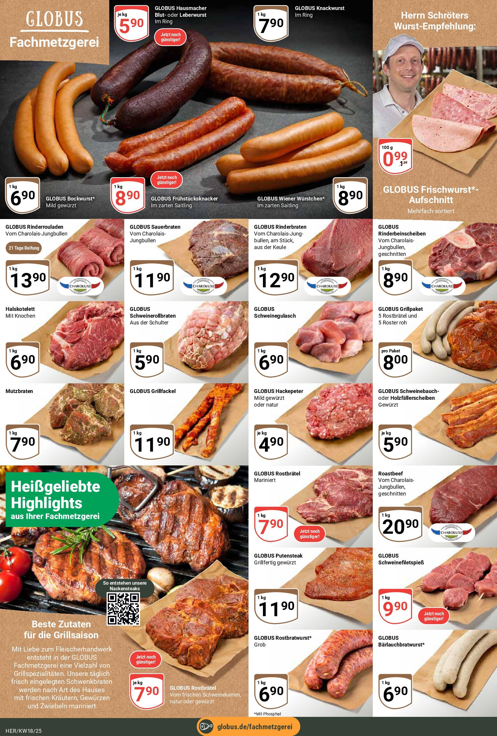 Globus - Globus: Wochenangebote (ab 27.04.2025) » Angebote ab Montag | Seite: 11 | Produkte: Rinderrouladen, Schweinegulasch, Schweinebauch, Roastbeef Globus - Globus: Wochenangebote (ab 27.04.2025) » Angebote online | Seite: 11 | Produkte: Rinderrouladen, Schweinegulasch, Schweinebauch, Roastbeef