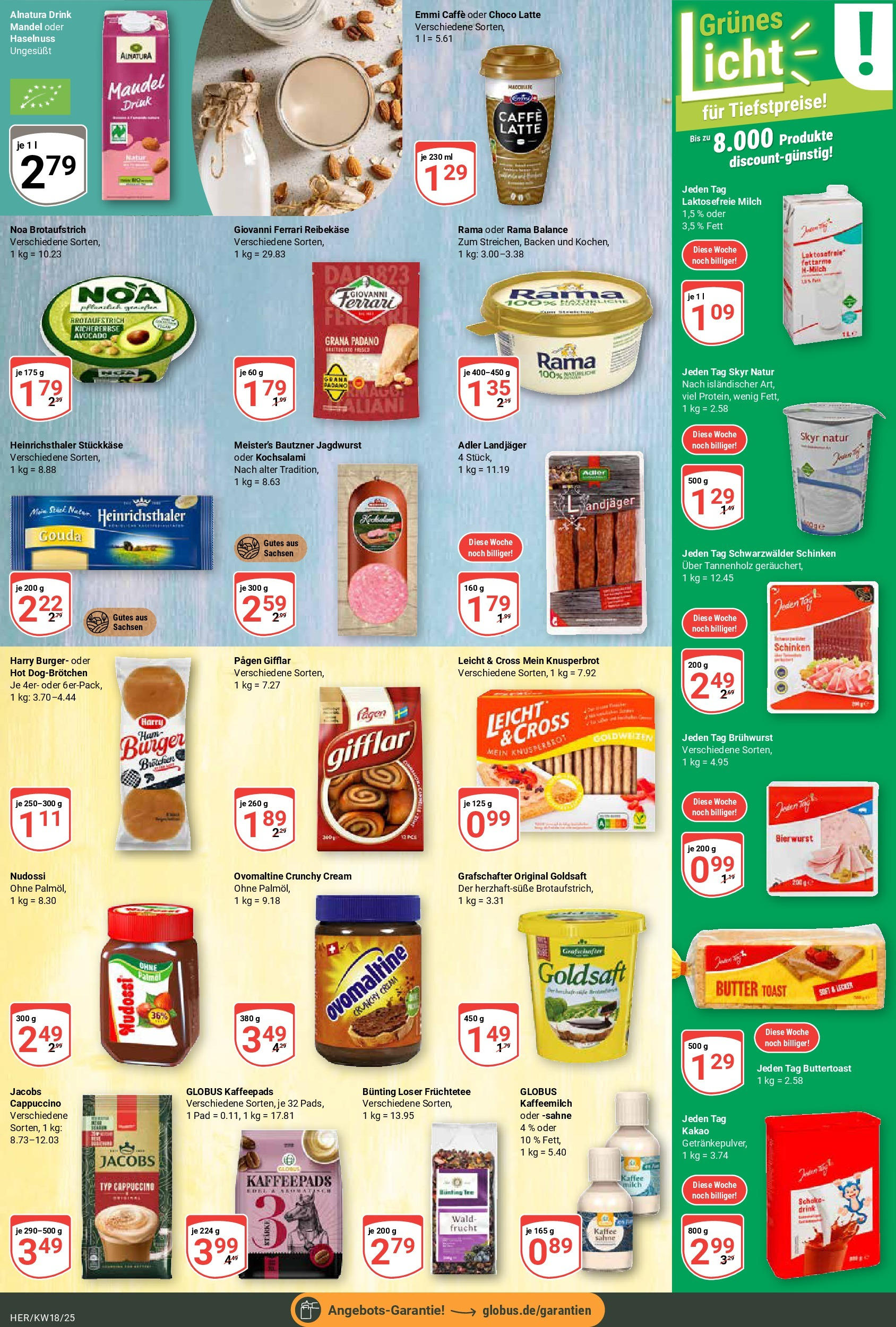 Globus - Globus: Wochenangebote (ab 27.04.2025) » Angebote ab Montag | Seite: 16 | Produkte: Toast, Skyr, Reibekase, Sahne Globus - Globus: Wochenangebote (ab 27.04.2025) » Angebote online | Seite: 16 | Produkte: Toast, Skyr, Reibekase, Sahne