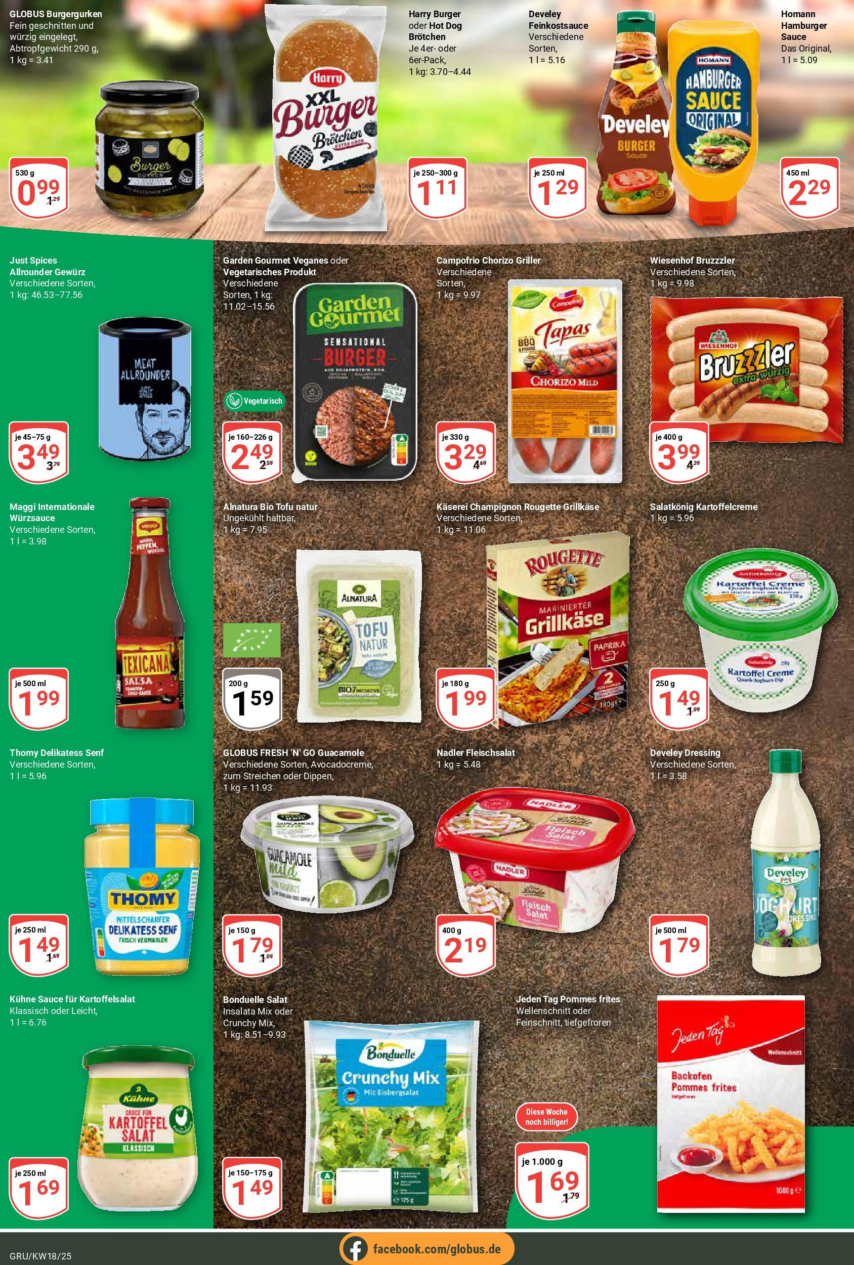 Globus - Globus: Wochenangebote (ab 27.04.2025) » Angebote ab Montag | Seite: 4 | Produkte: Dressing, Burger, Creme, Griller Globus - Globus: Wochenangebote (ab 27.04.2025) » Angebote online | Seite: 4 | Produkte: Dressing, Burger, Creme, Griller