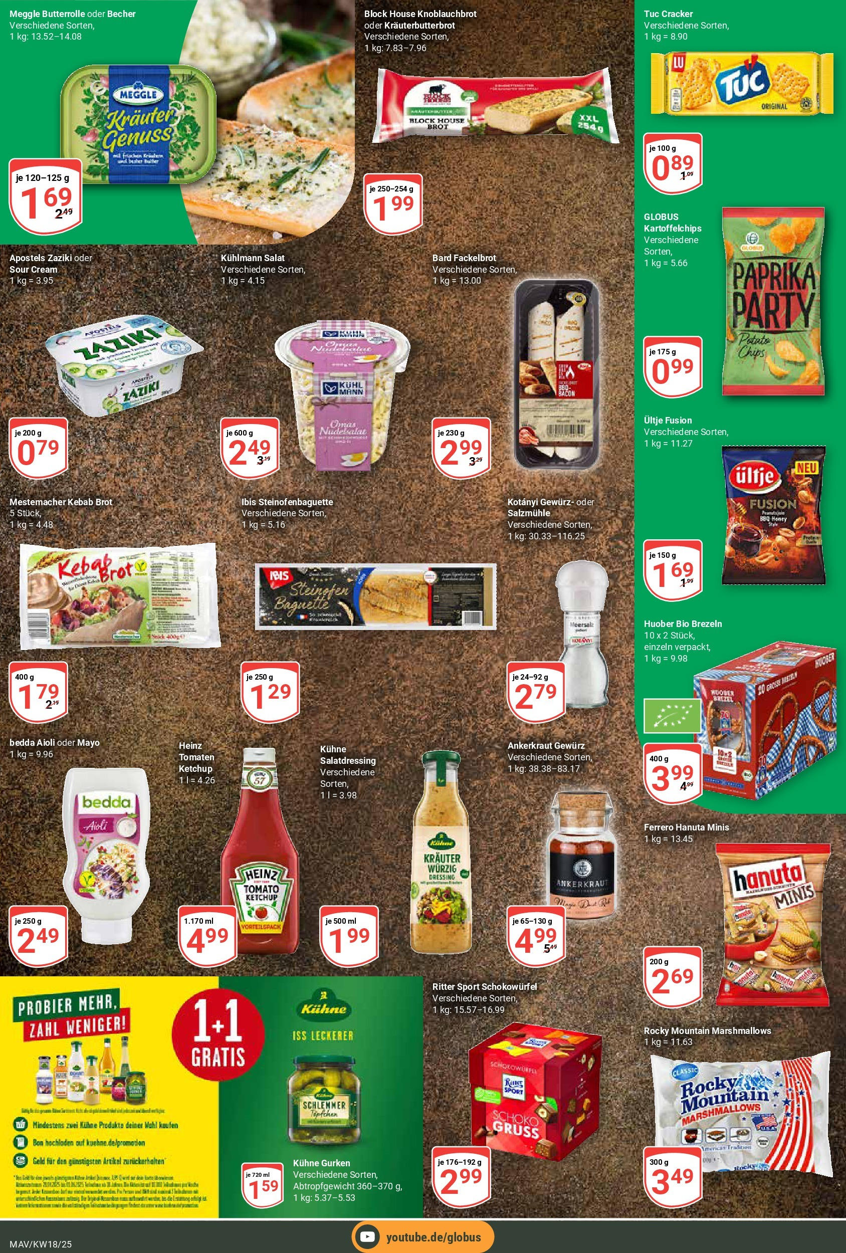 Globus - Globus: Wochenangebote (ab 27.04.2025) » Angebote ab Montag | Seite: 3 | Produkte: Ritter sport, Dressing, Paprika, Ketchup Globus - Globus: Wochenangebote (ab 27.04.2025) » Angebote online | Seite: 3 | Produkte: Ritter sport, Dressing, Paprika, Ketchup