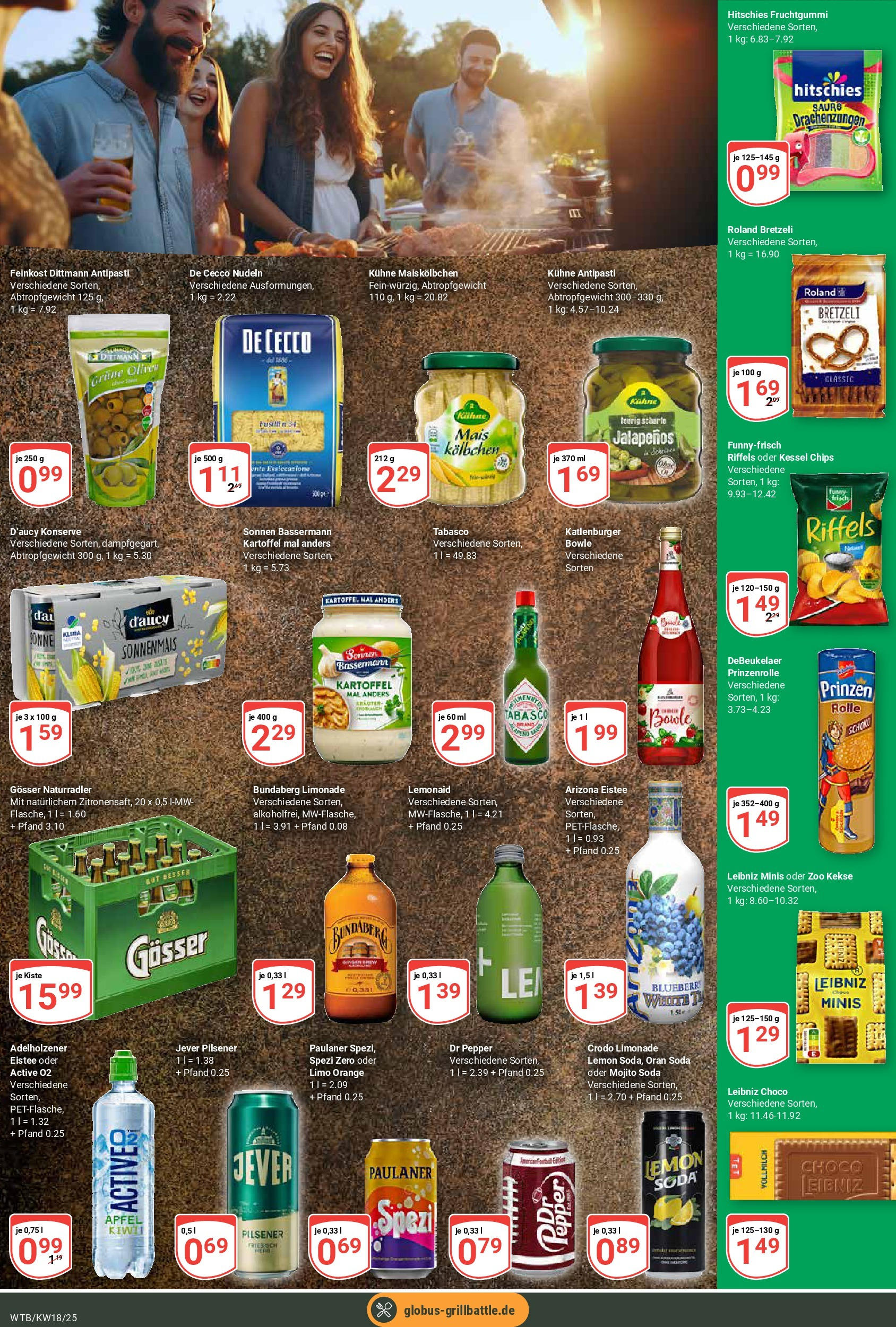 Globus - Globus: Wochenangebote (ab 27.04.2025) » Angebote online | Seite: 5 | Produkte: Adelholzener, Jever, Nudeln, Chips