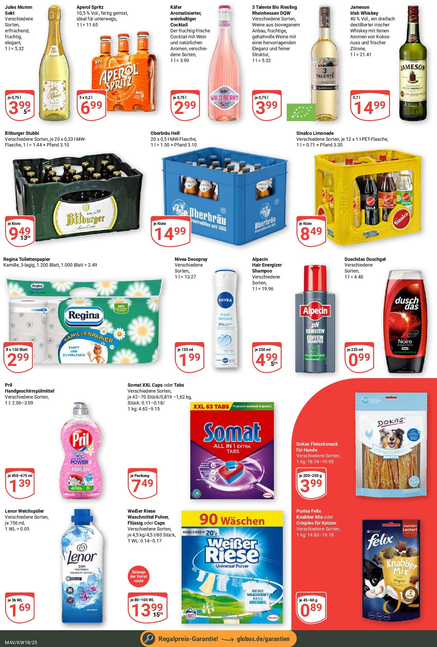 Globus - Globus: Wochenangebote (ab 27.04.2025) » Angebote ab Montag | Seite: 9 | Produkte: Lenor, Sekt, Limonade, Whiskey Globus - Globus: Wochenangebote (ab 27.04.2025) » Angebote online | Seite: 9 | Produkte: Lenor, Sekt, Limonade, Whiskey