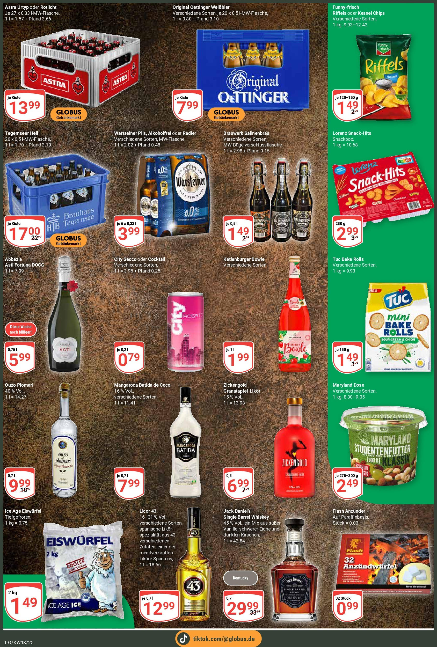 Globus - Globus: Wochenangebote (ab 27.04.2025) » Angebote online | Seite: 4 | Produkte: Weißbier, Jack Daniel's, Radler, Whiskey