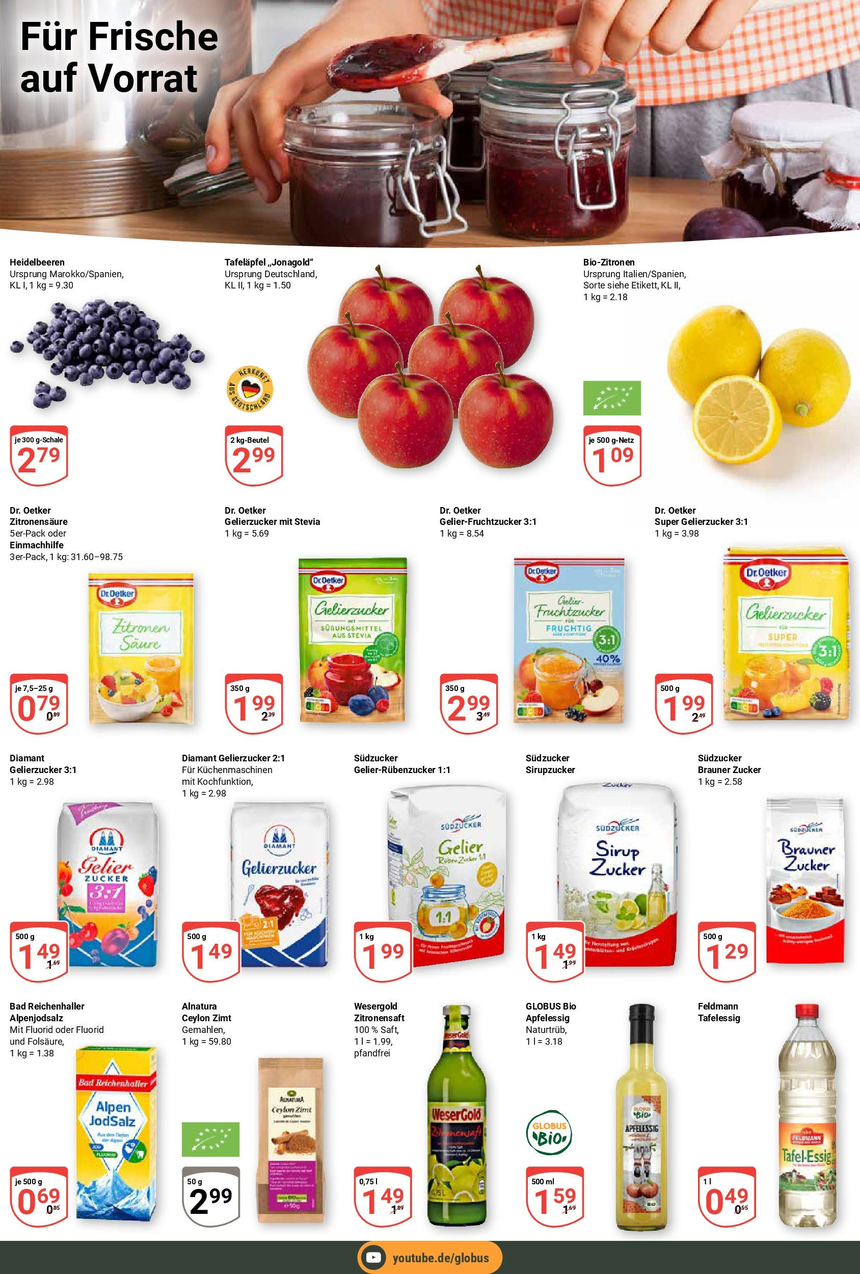 Globus - Globus: Wochenangebote (ab 27.04.2025) » Angebote ab Montag | Seite: 17 | Produkte: Gelierzucker, Bad, Zucker, Zitronen Globus - Globus: Wochenangebote (ab 27.04.2025) » Angebote online | Seite: 17 | Produkte: Gelierzucker, Bad, Zucker, Zitronen